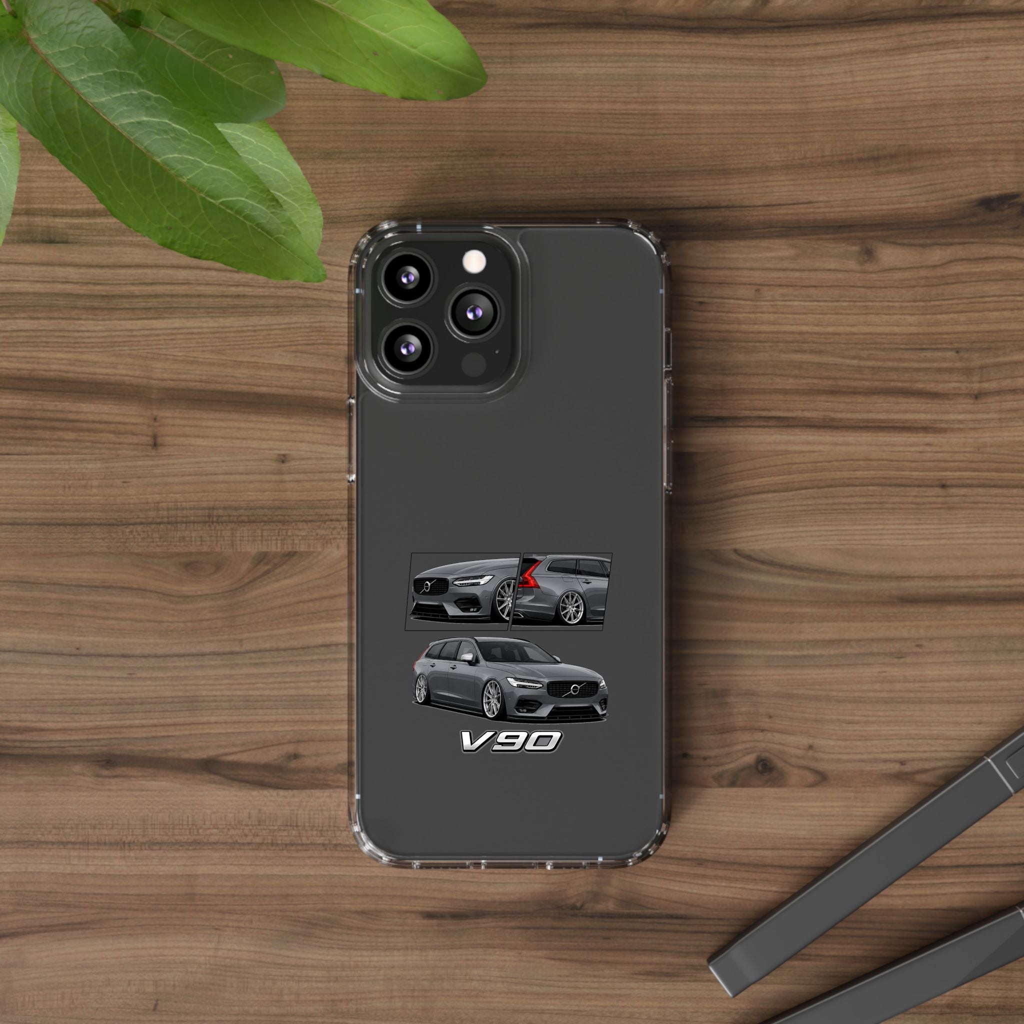 GREY VOLVO V90 PHONE CASES