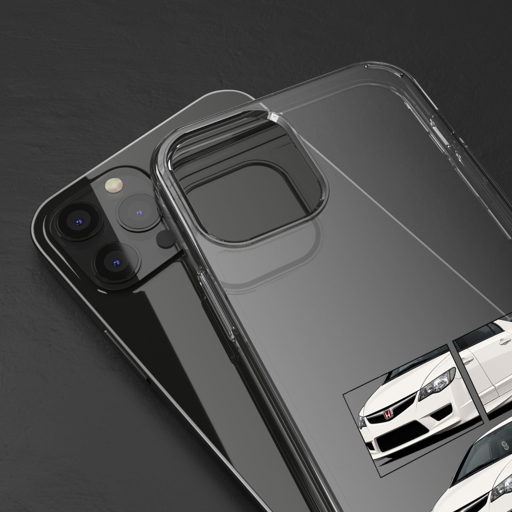 WHITE CIVIC FD PHONE CASES