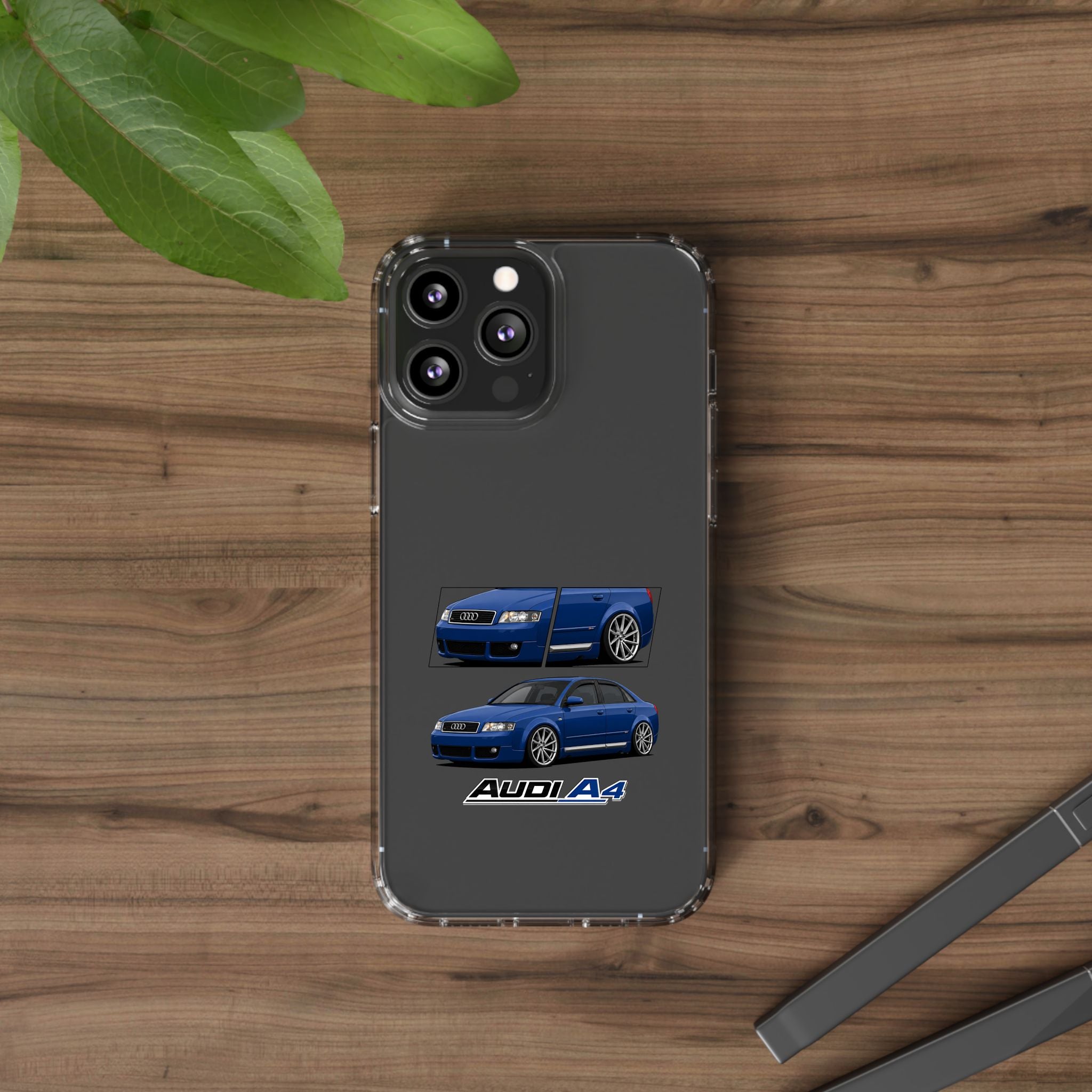 BLUE AUDI A4 B6 PHONE CASES