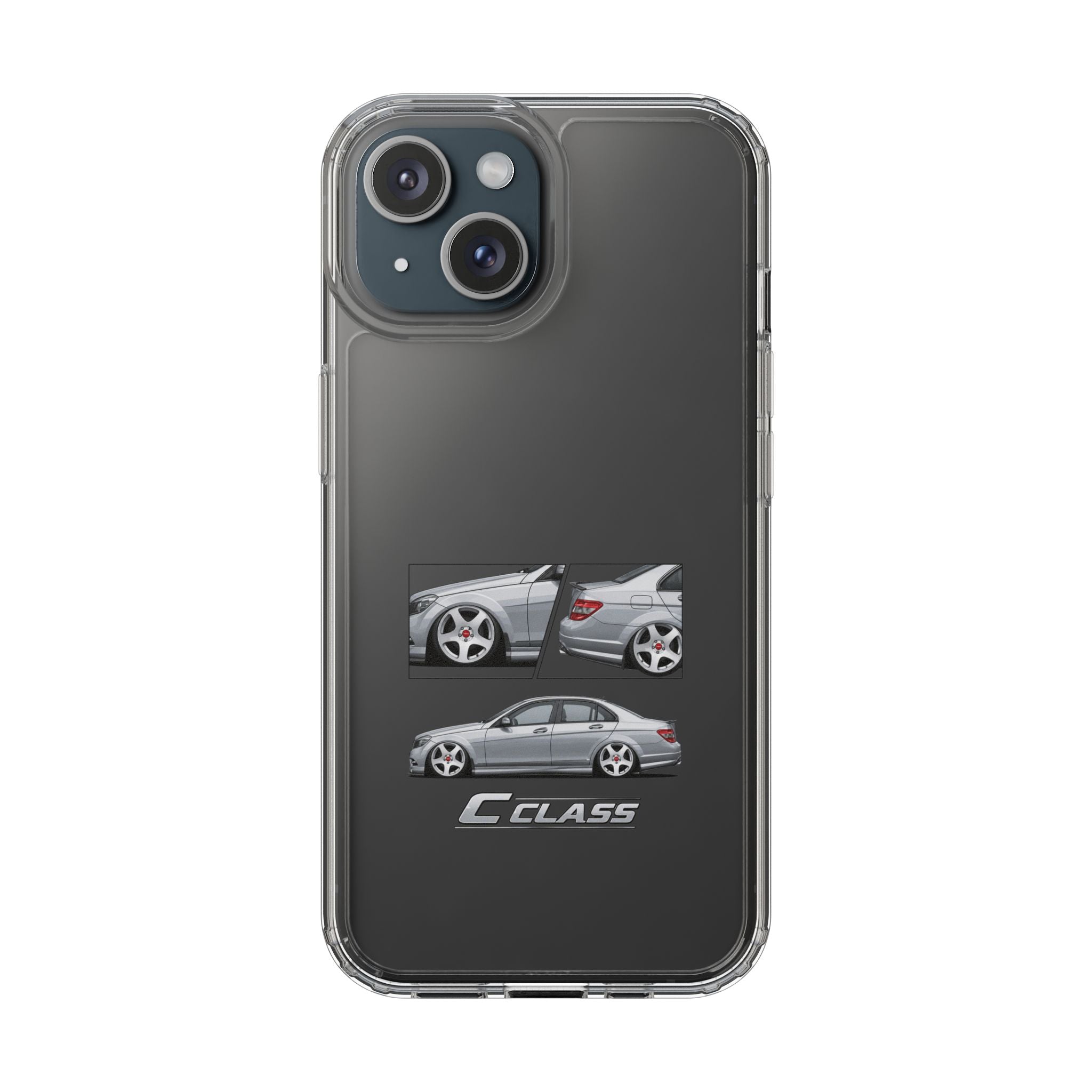 SILVER MERC C-CLASS PHONE CASES