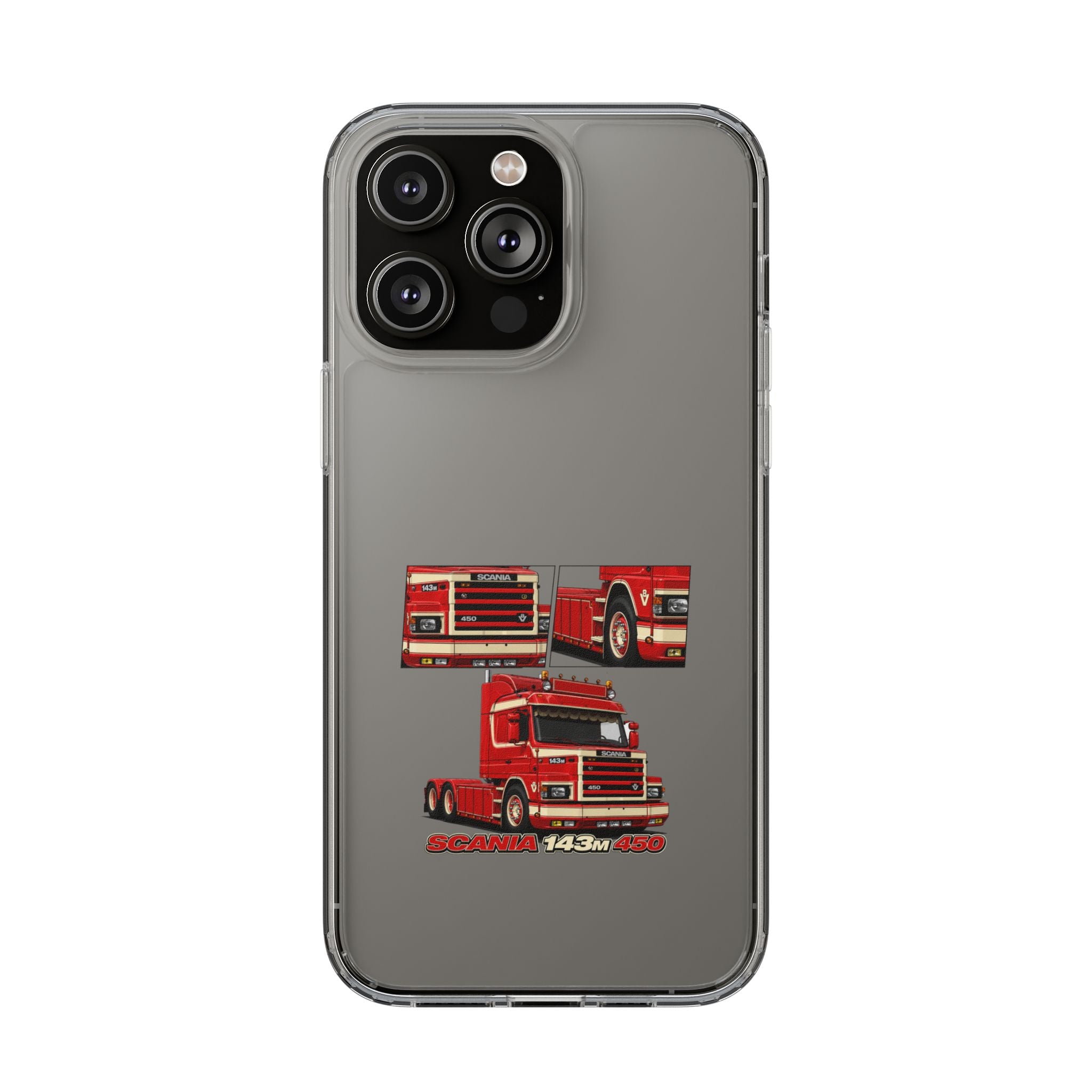 RED SCANIA 450 143M PHONE CASES