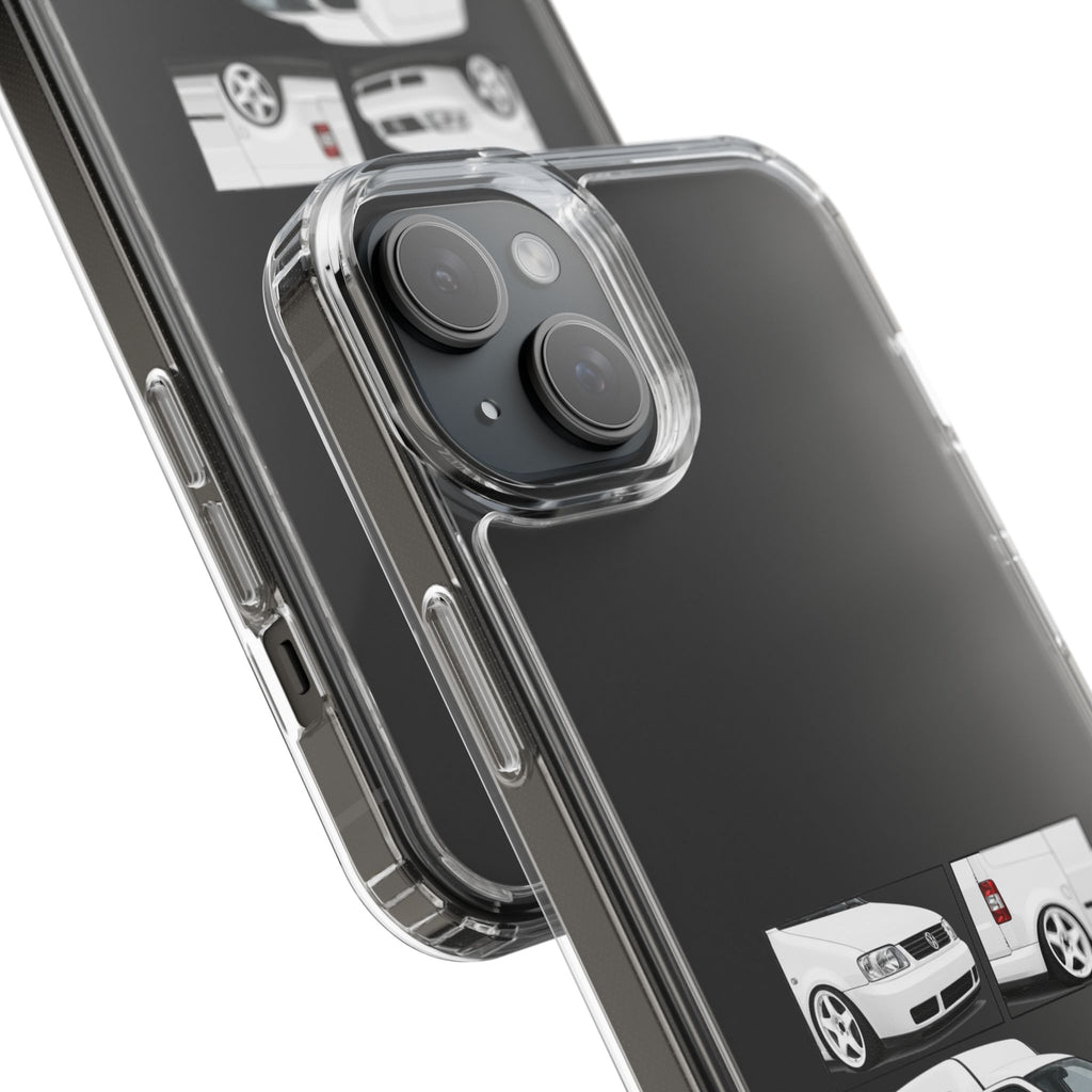 WHITE VW CADDY PHONE CASES