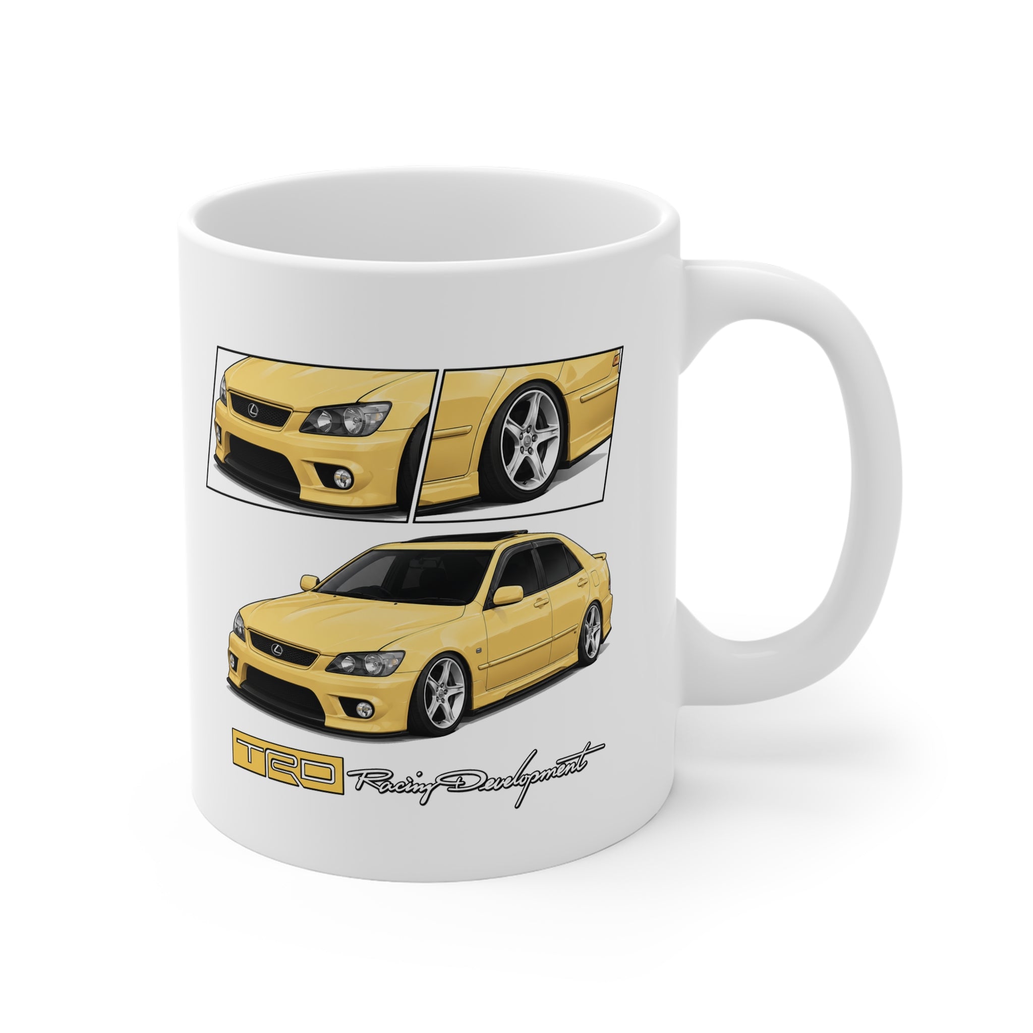 YELLOW LEXUS IS200 MUG