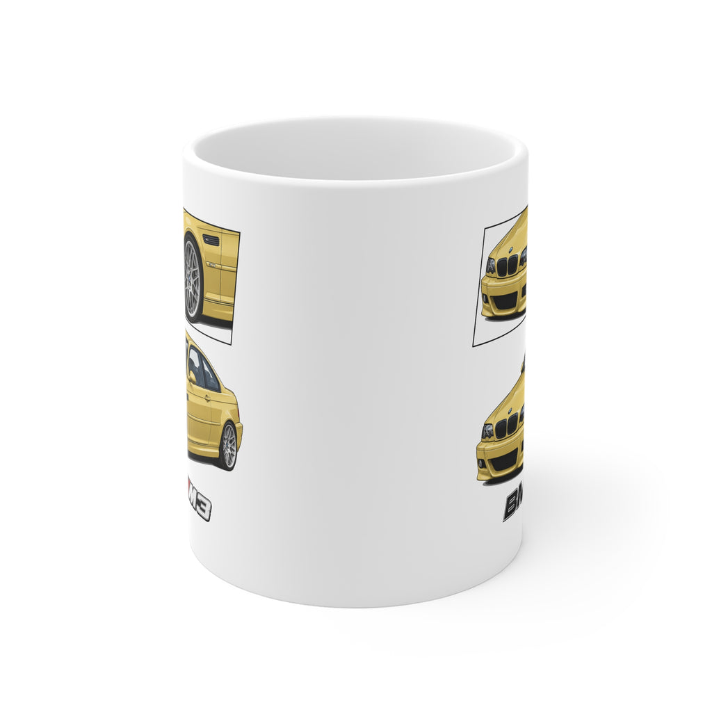 YELLOW BMW E46 MUG