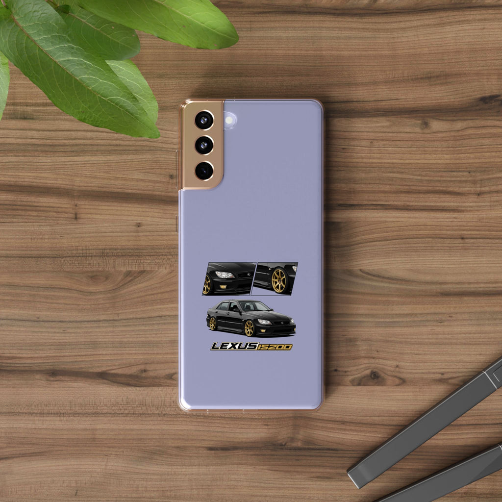 BLACK LEXUS IS200 PHONE CASES
