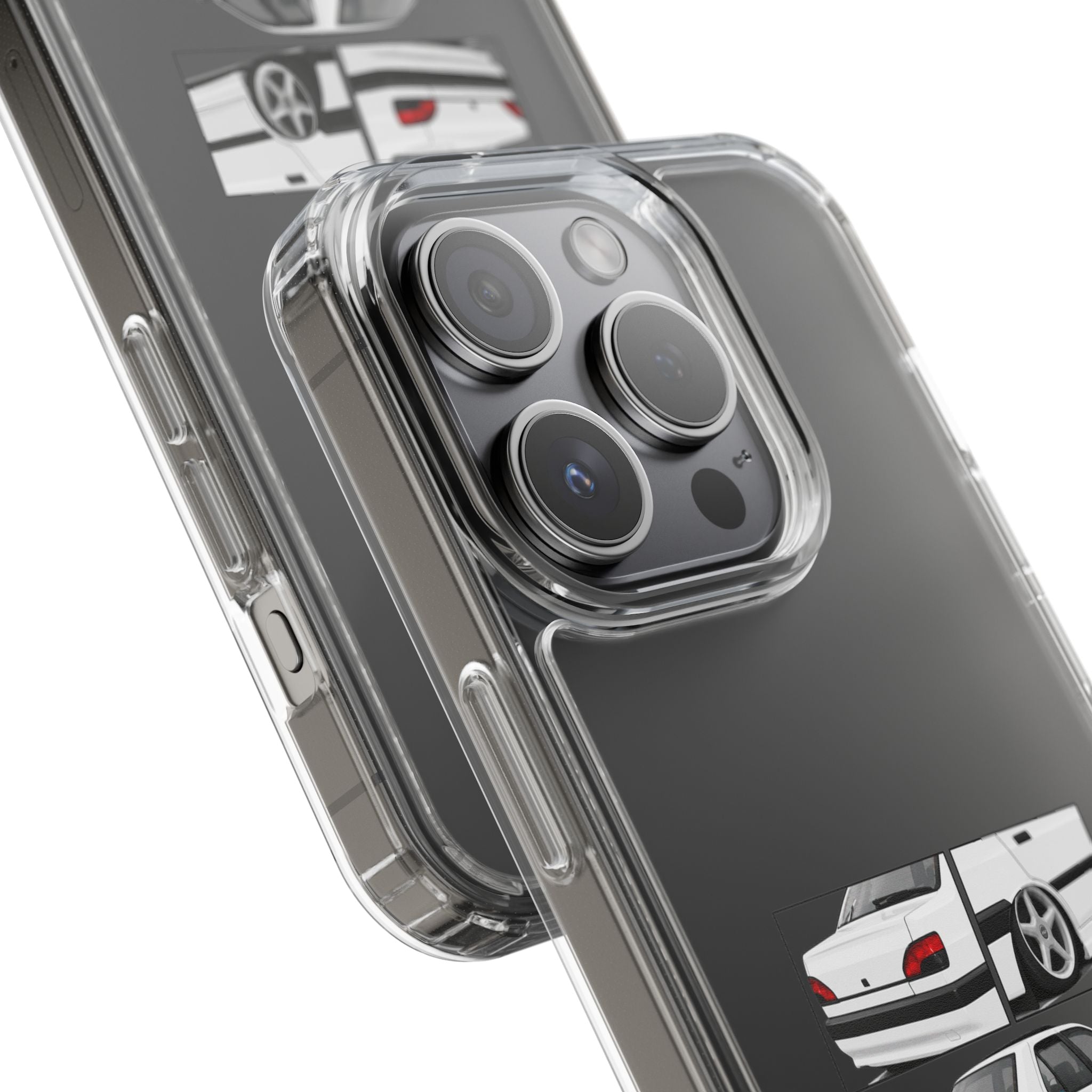 WHITE 306 SEDAN PHONE CASES