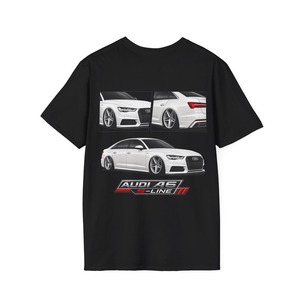 WHITE AUDI A6 T-SHIRT
