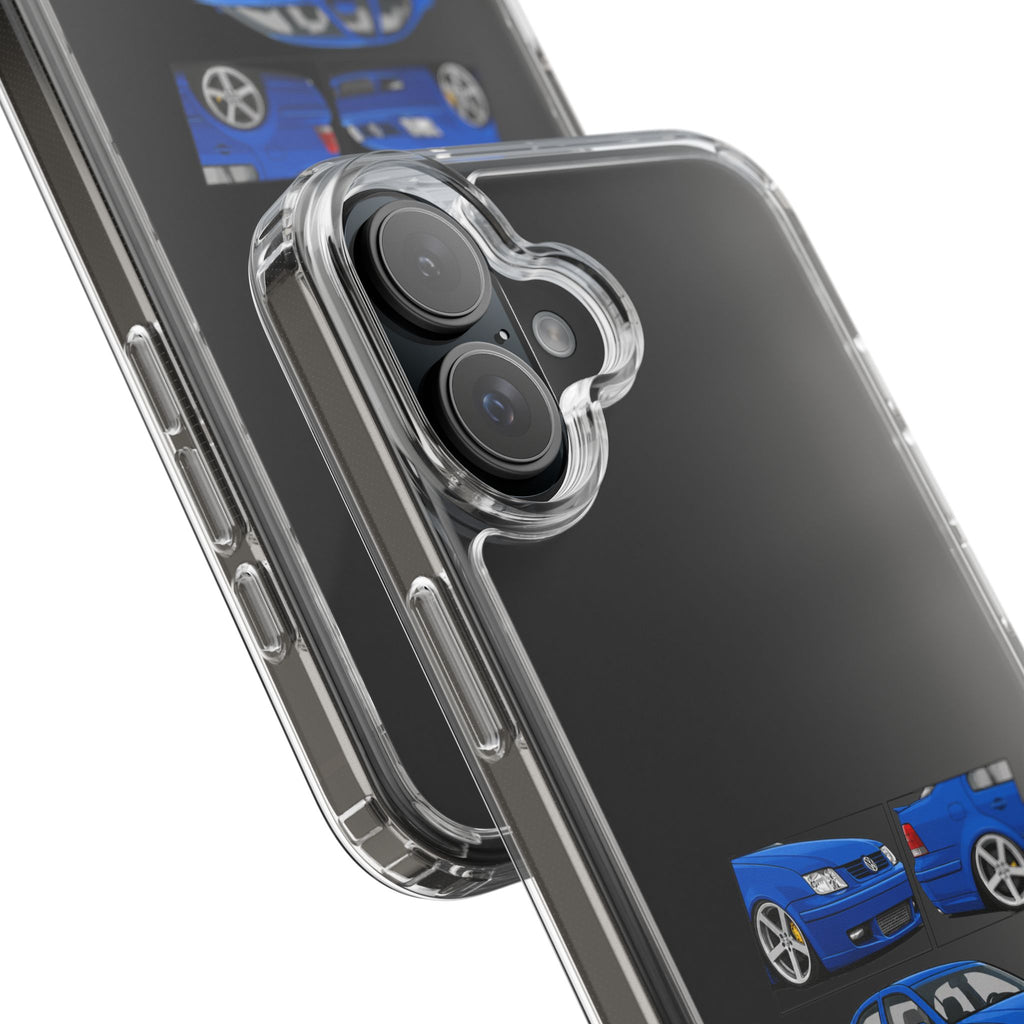 BLUE VOLKSWAGEN BORA PHONE CASES