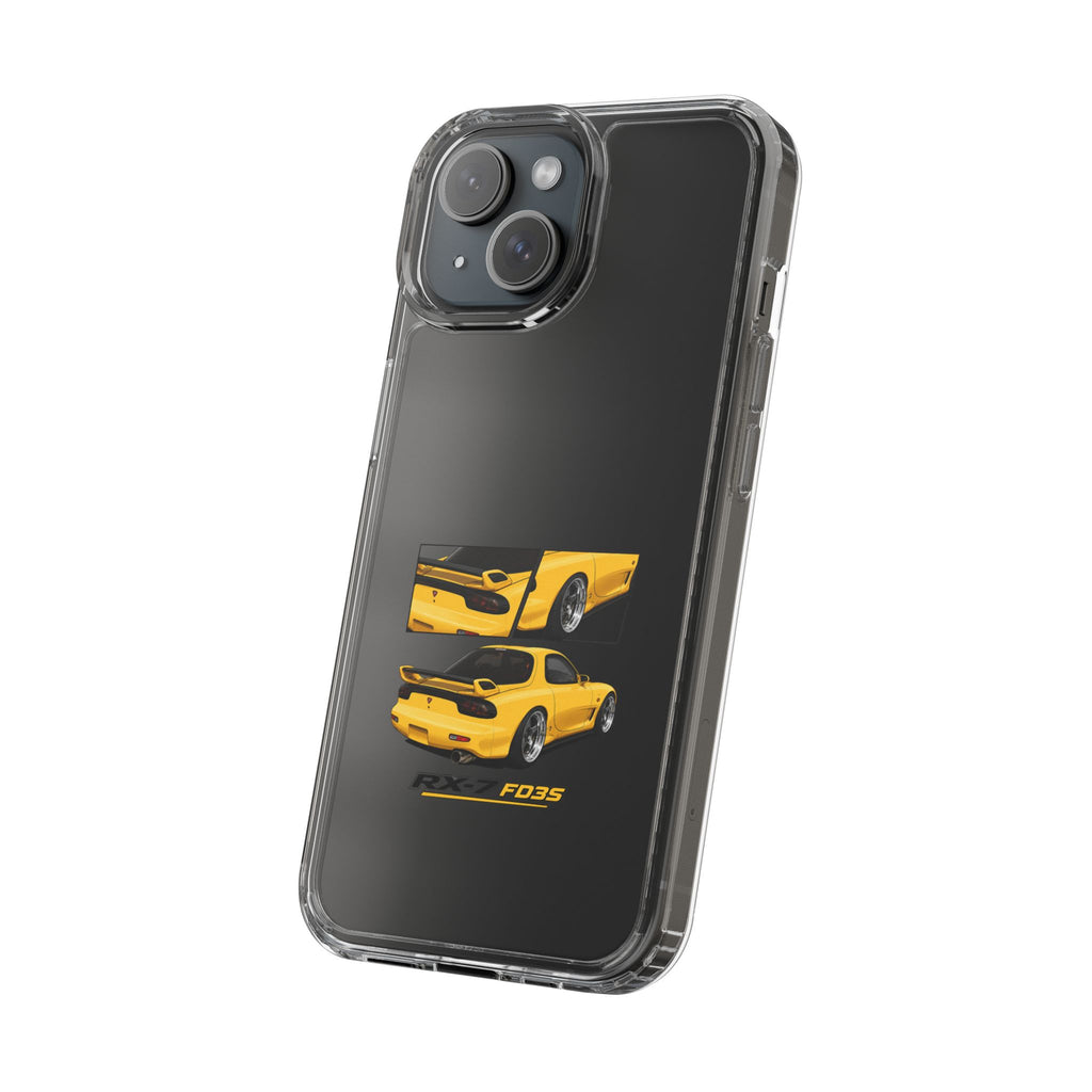 YELLOW MAZDA RX7 PHONE CASES