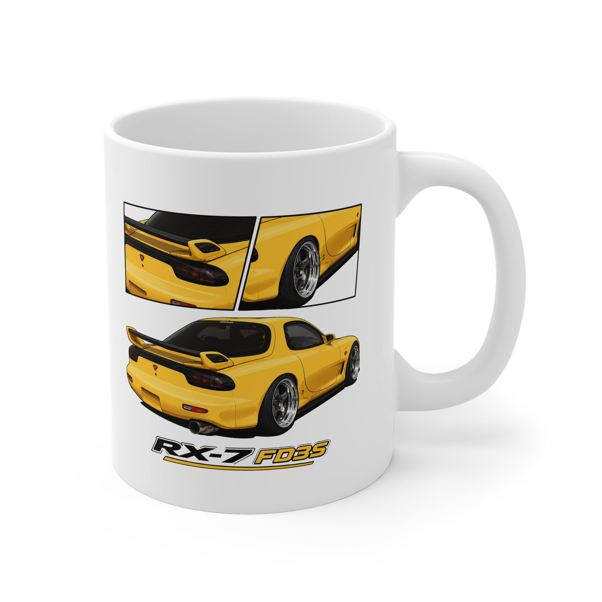 YELLOW MAZDA RX7