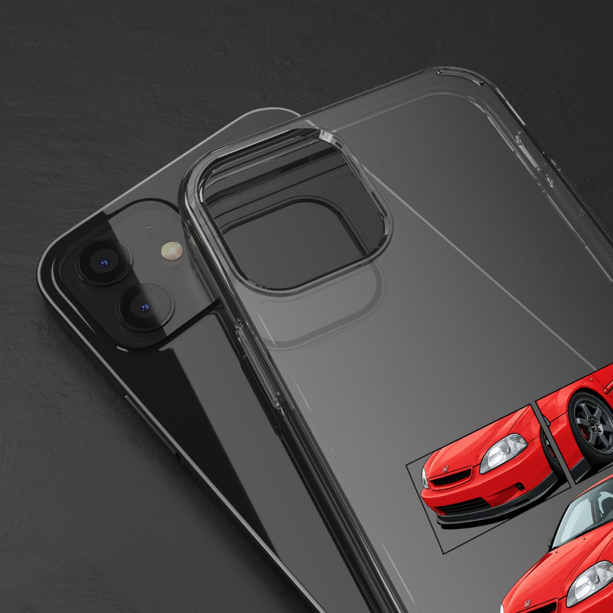 RED CIVIC EK COUPE PHONE CASES