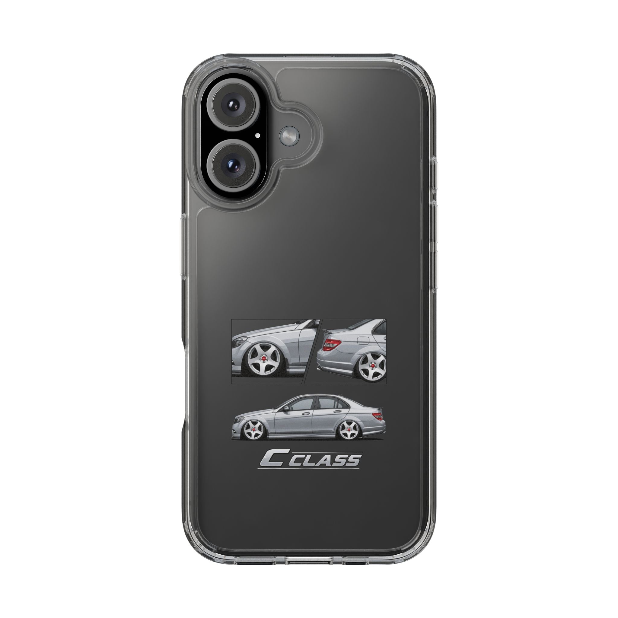 SILVER MERC C-CLASS PHONE CASES