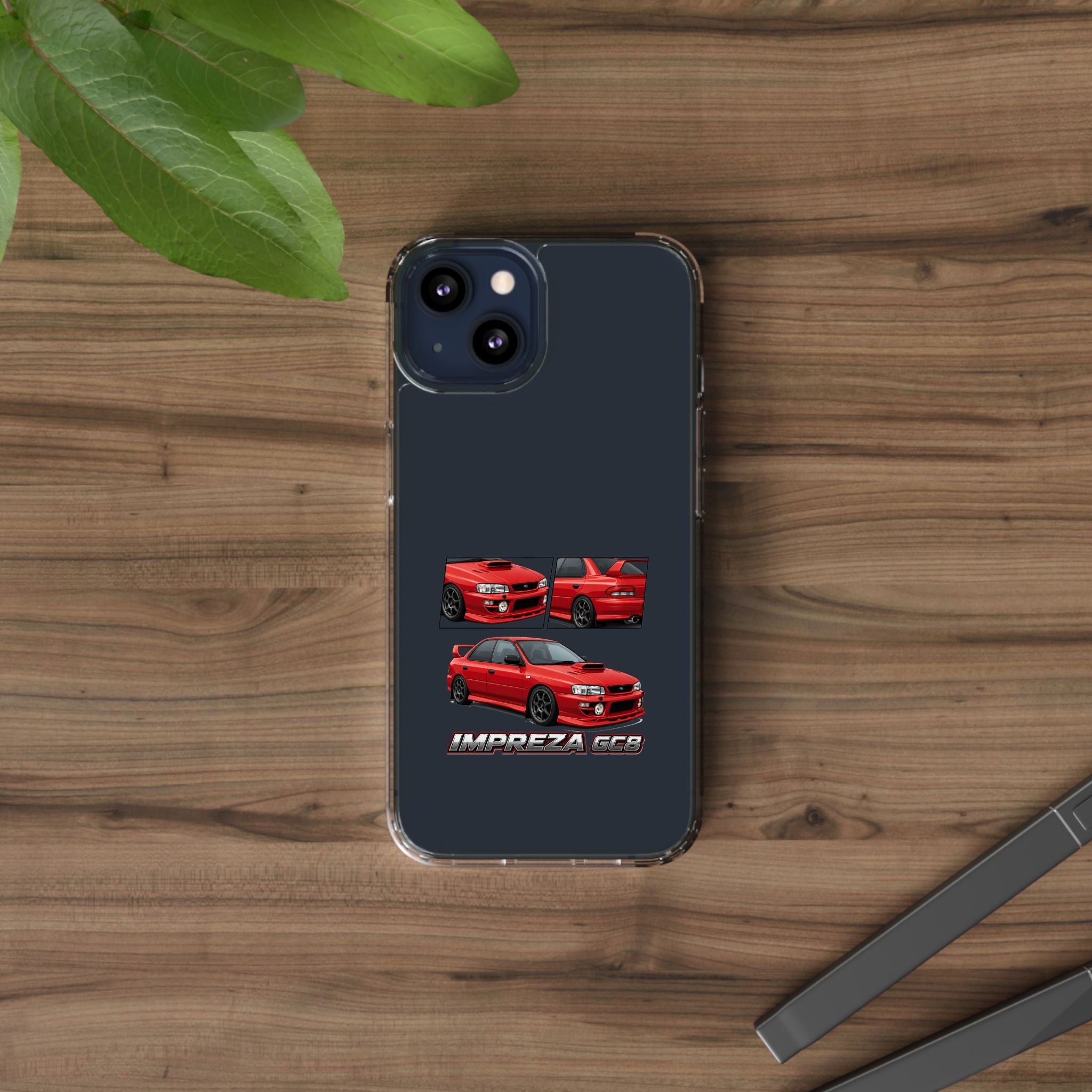 RED IMPREZA GC8 PHONE CASES