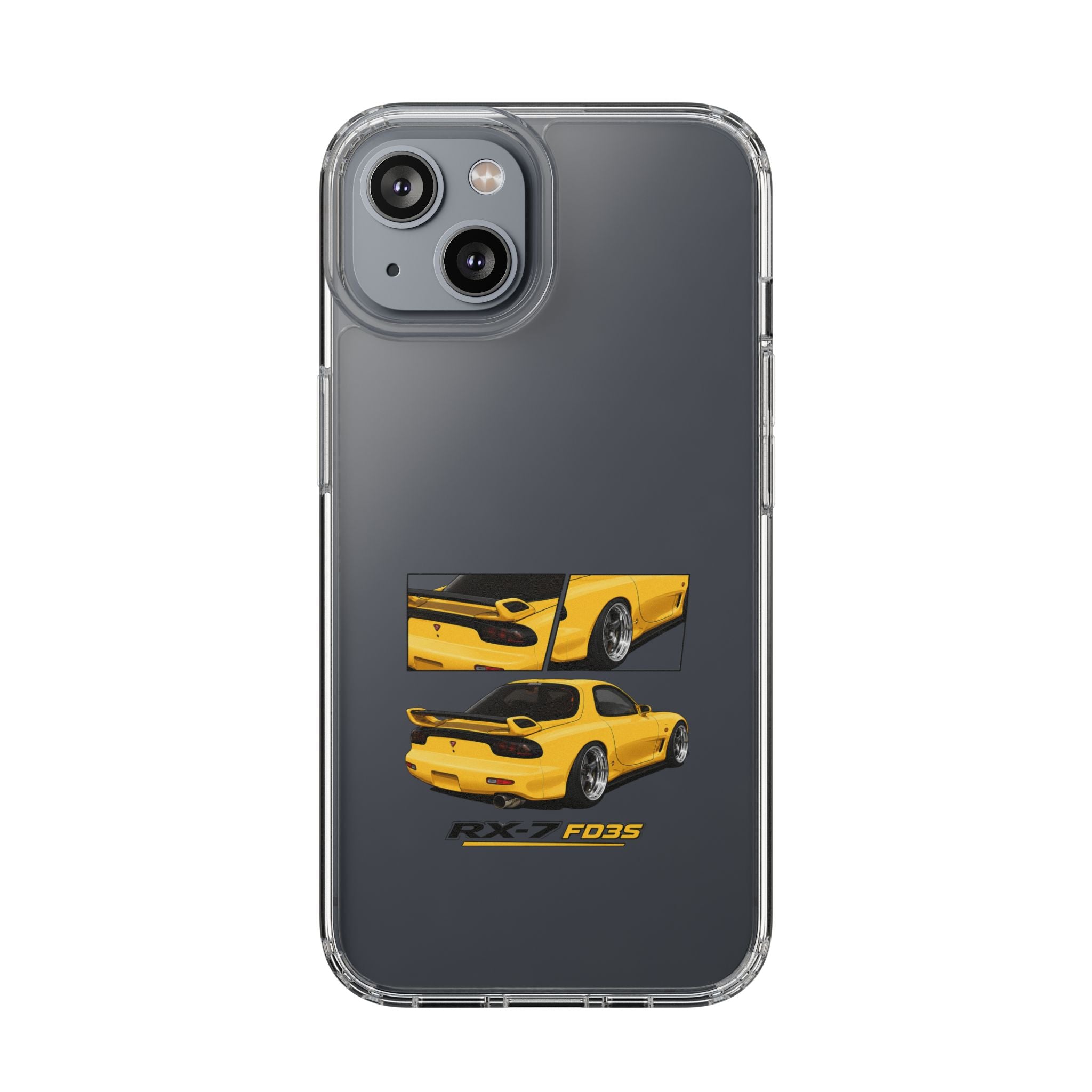 YELLOW MAZDA RX7 PHONE CASES