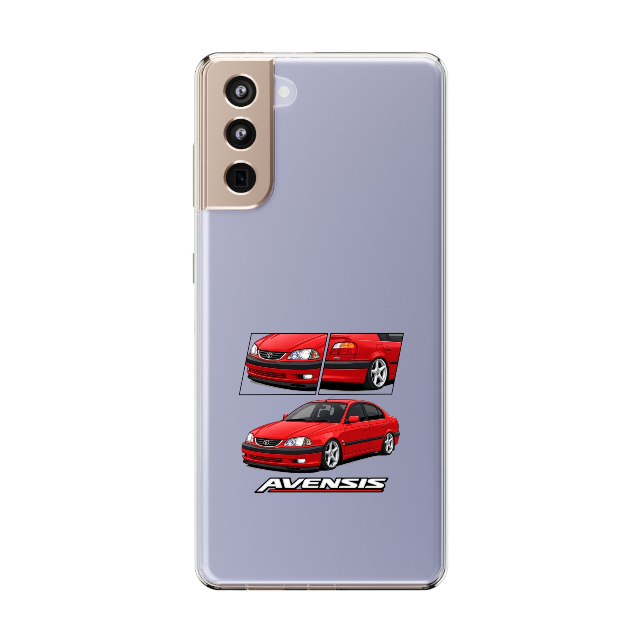 RED TOYOTA AVENSIS PHONE CASES