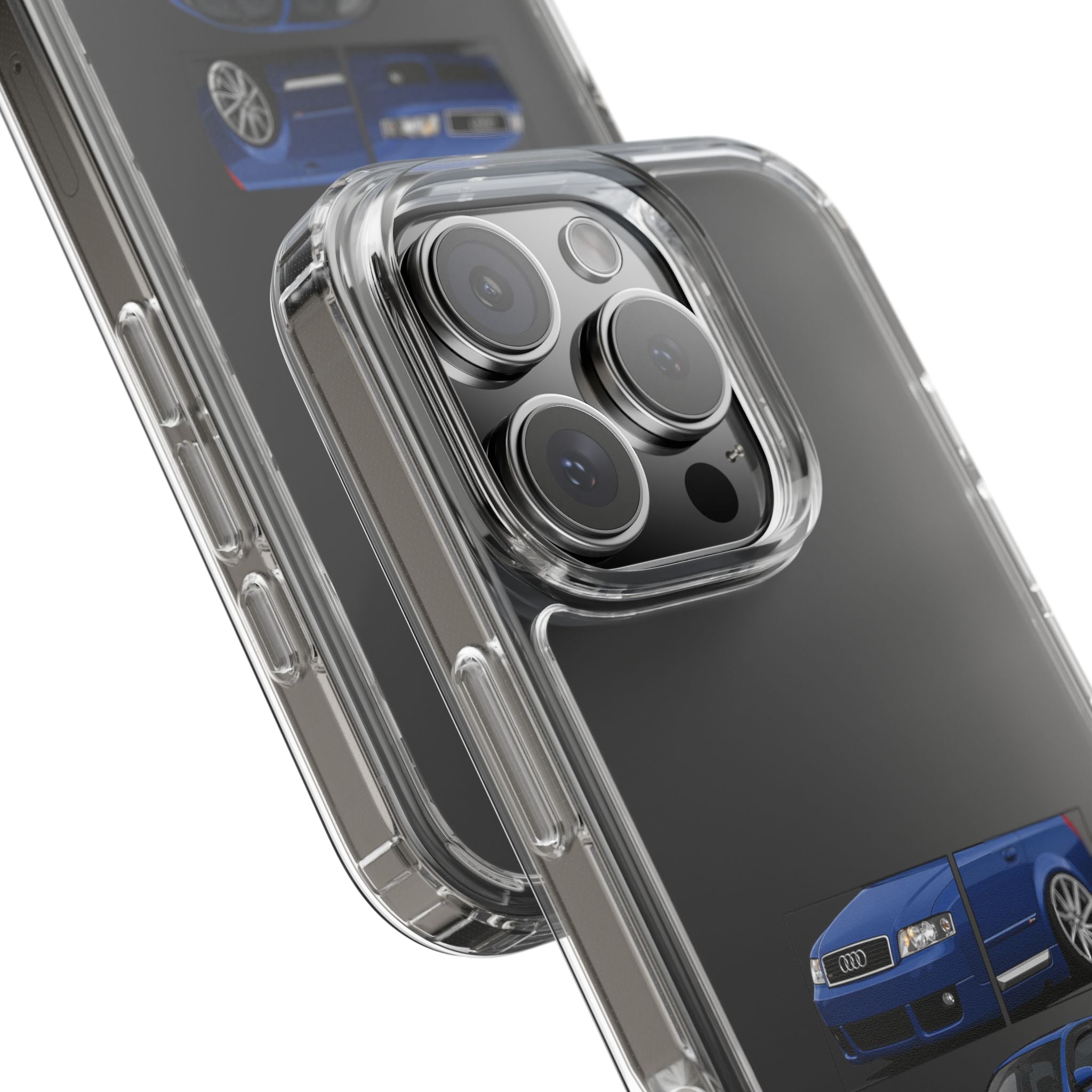 BLUE AUDI A4 B6 PHONE CASES