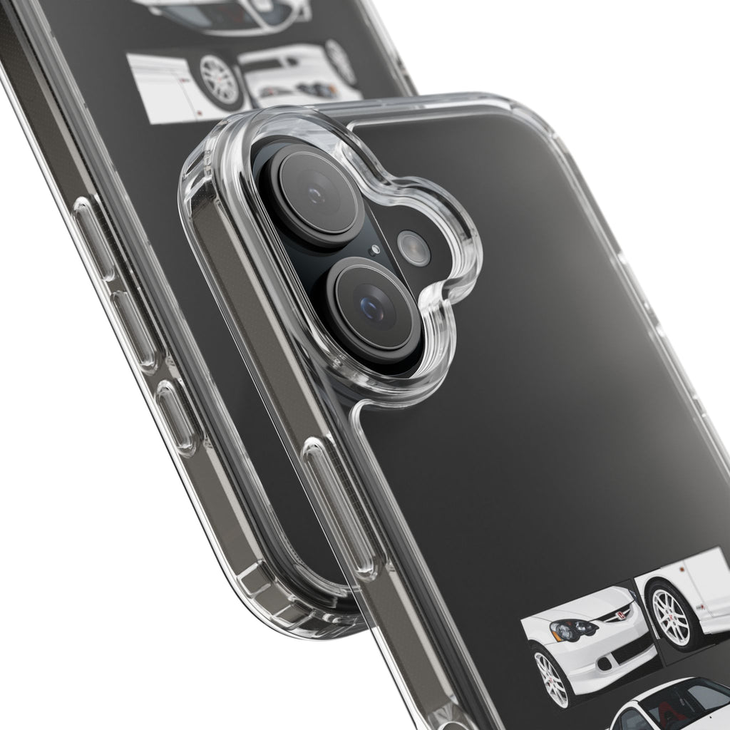 WHITE INTEGRA DC5 TYPE R PHONE CASES