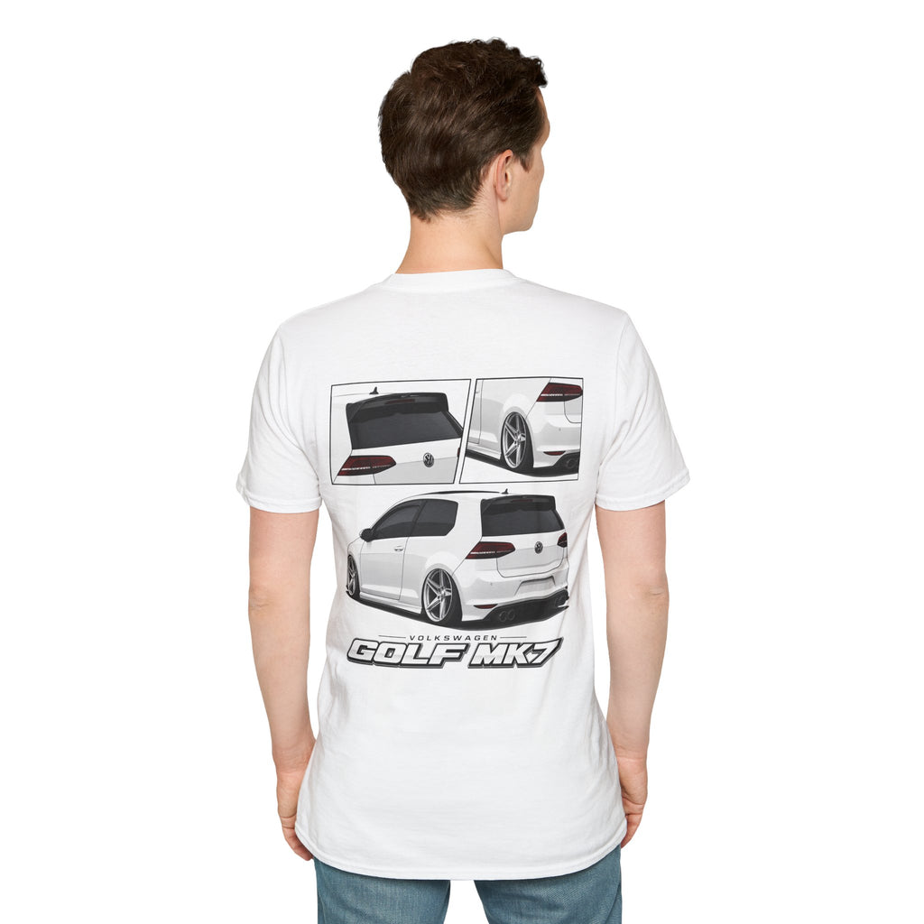 WHITE MK7 GOLF T-SHIRT