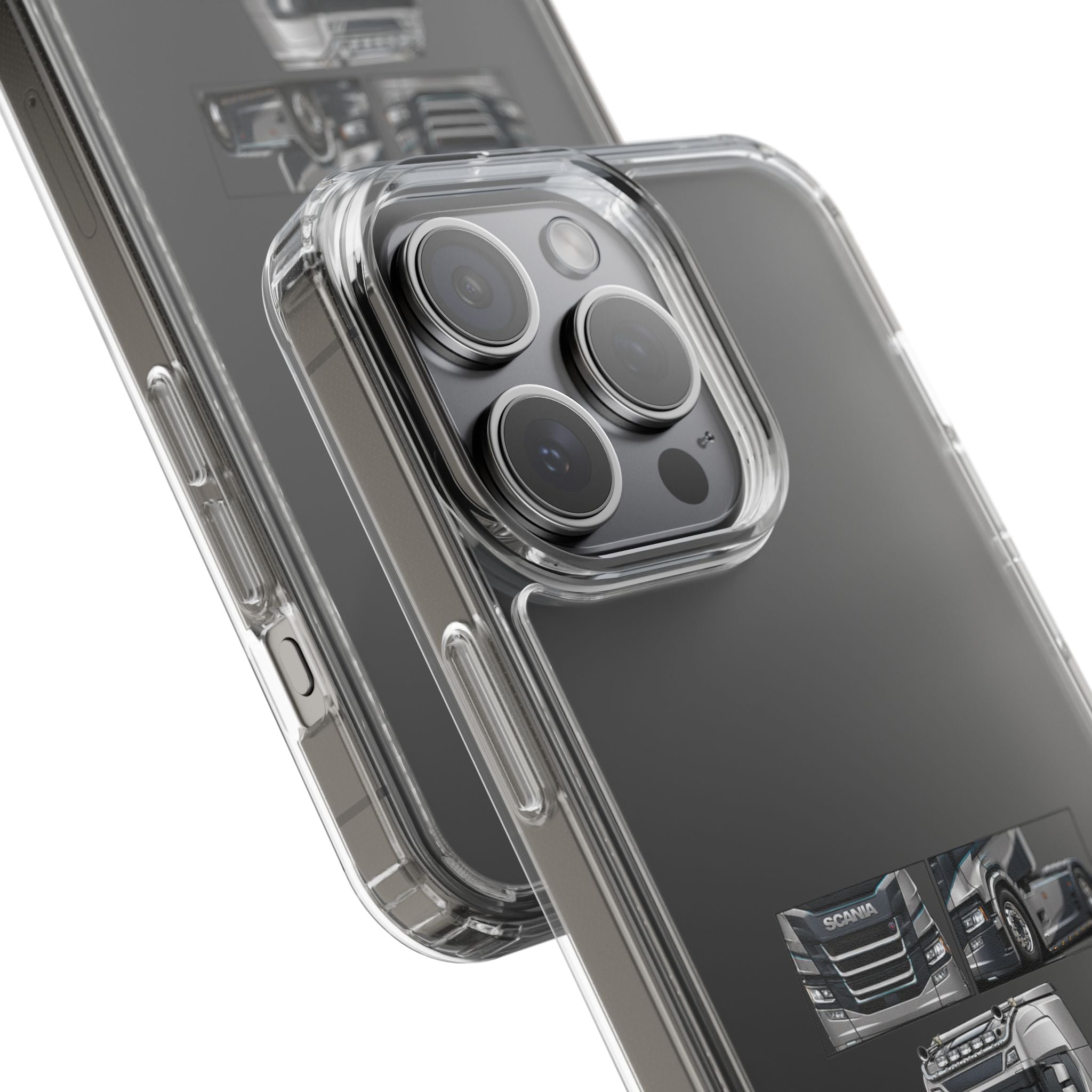 GREY SILVER SCANIA S-SERIES PHONE CASES