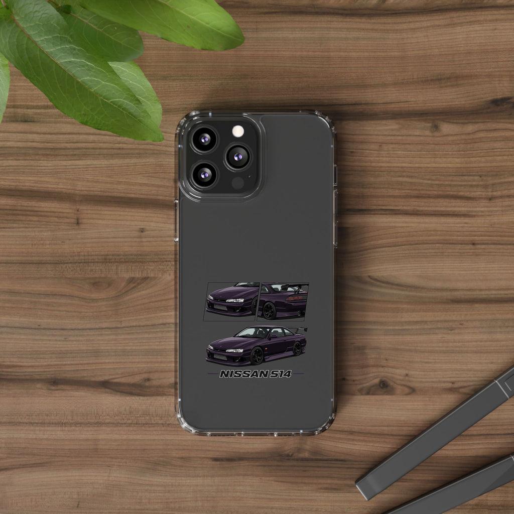 PURPLE NISSAN S14 PHONE CASES