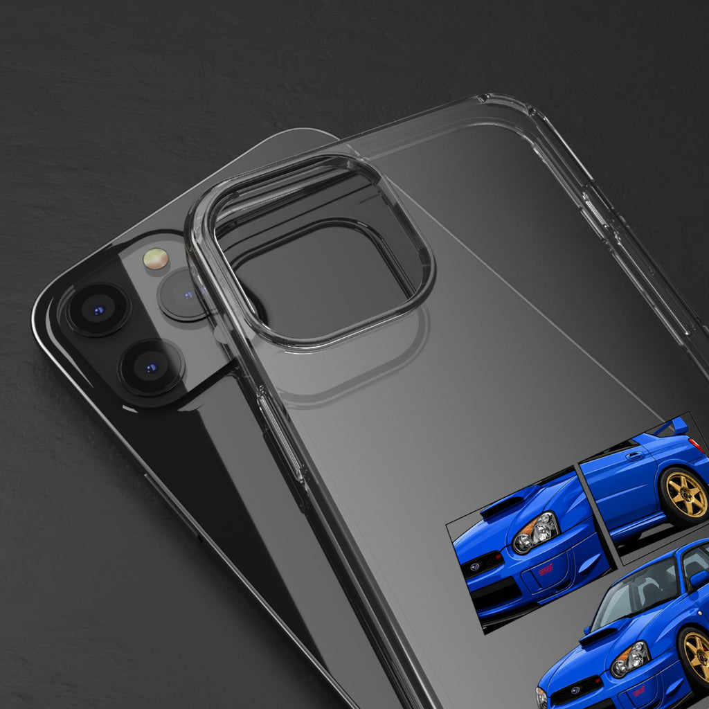 BLUE IMPREZA STI PHONE CASES