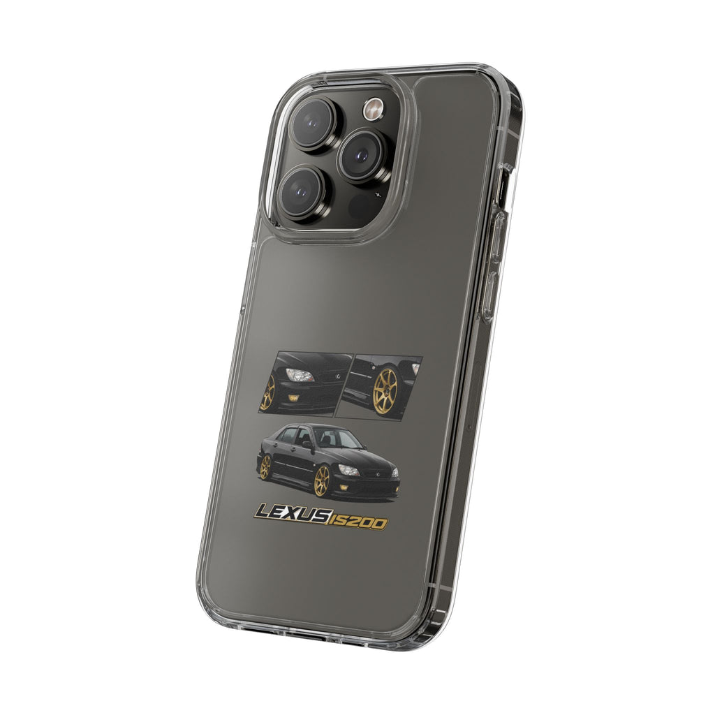 BLACK LEXUS IS200 PHONE CASES