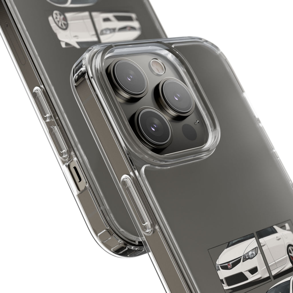 WHITE CIVIC FD PHONE CASES