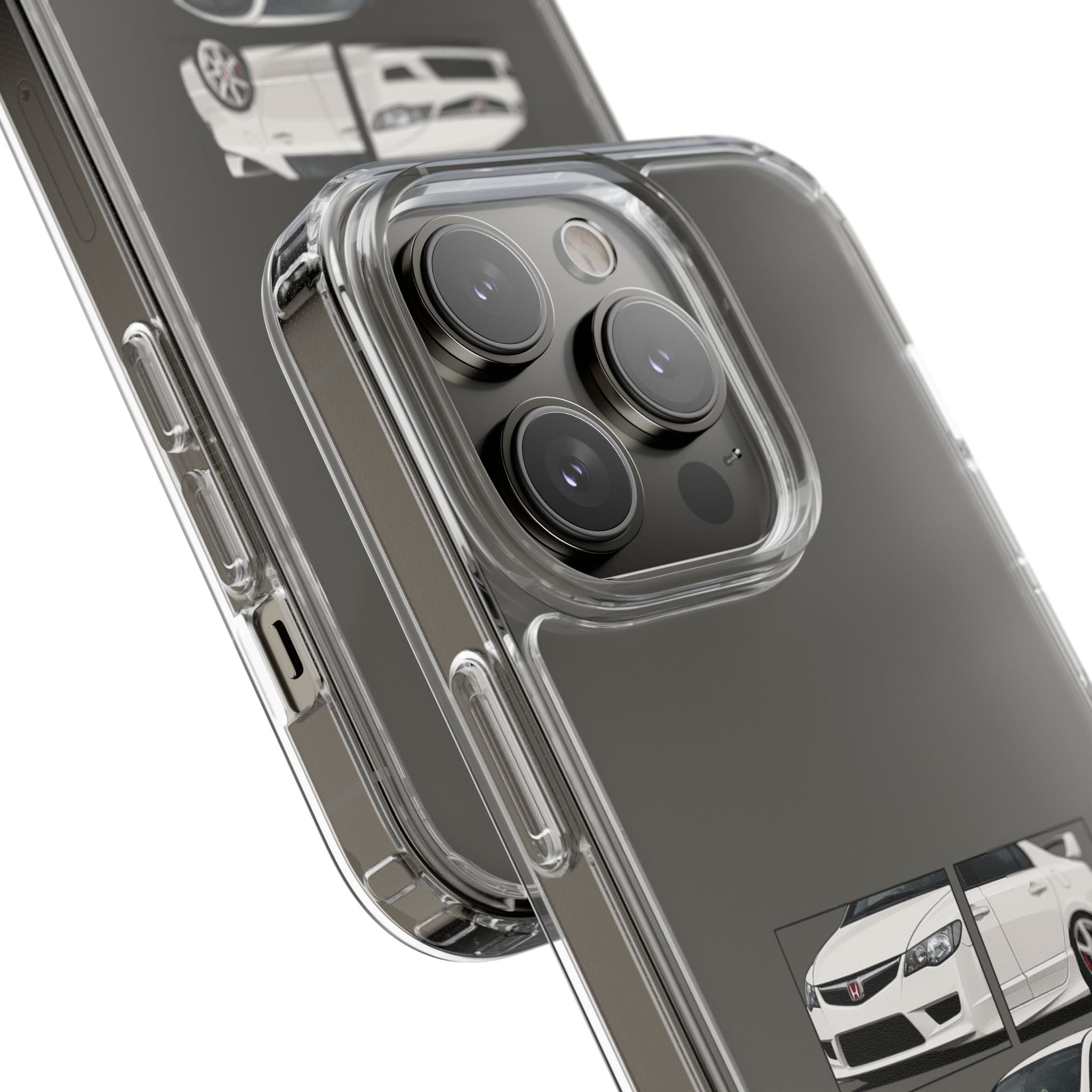 WHITE CIVIC FD PHONE CASES