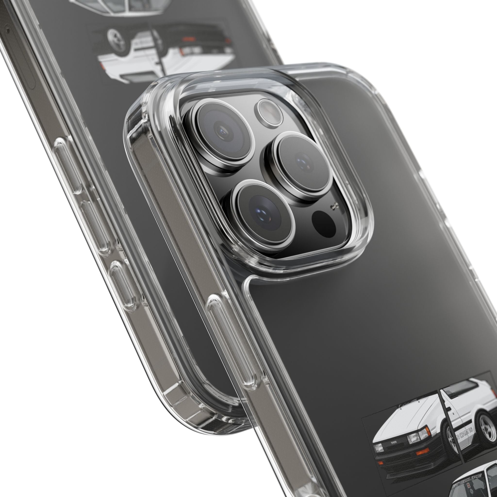 WHITE AE86 TWINCAM PHONE CASES