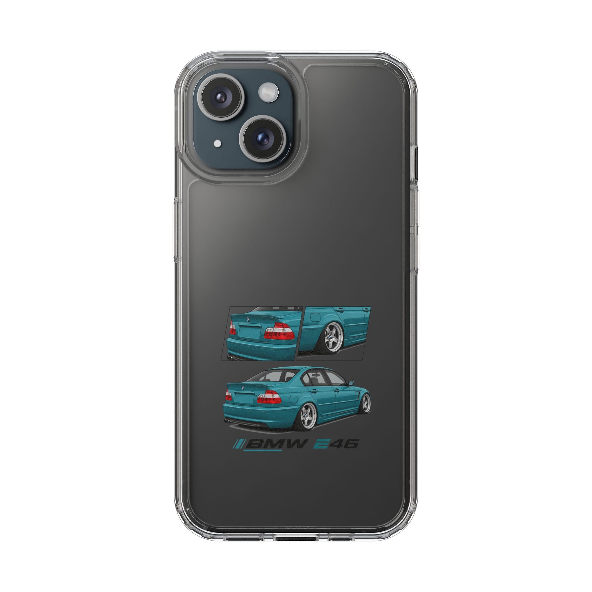 TURQUOISE BMW E46 PHONE CASES