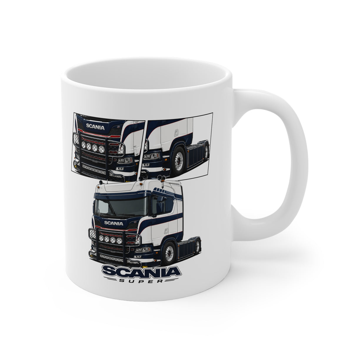 NAVY BLUE SCANIA S-SERIES MUG