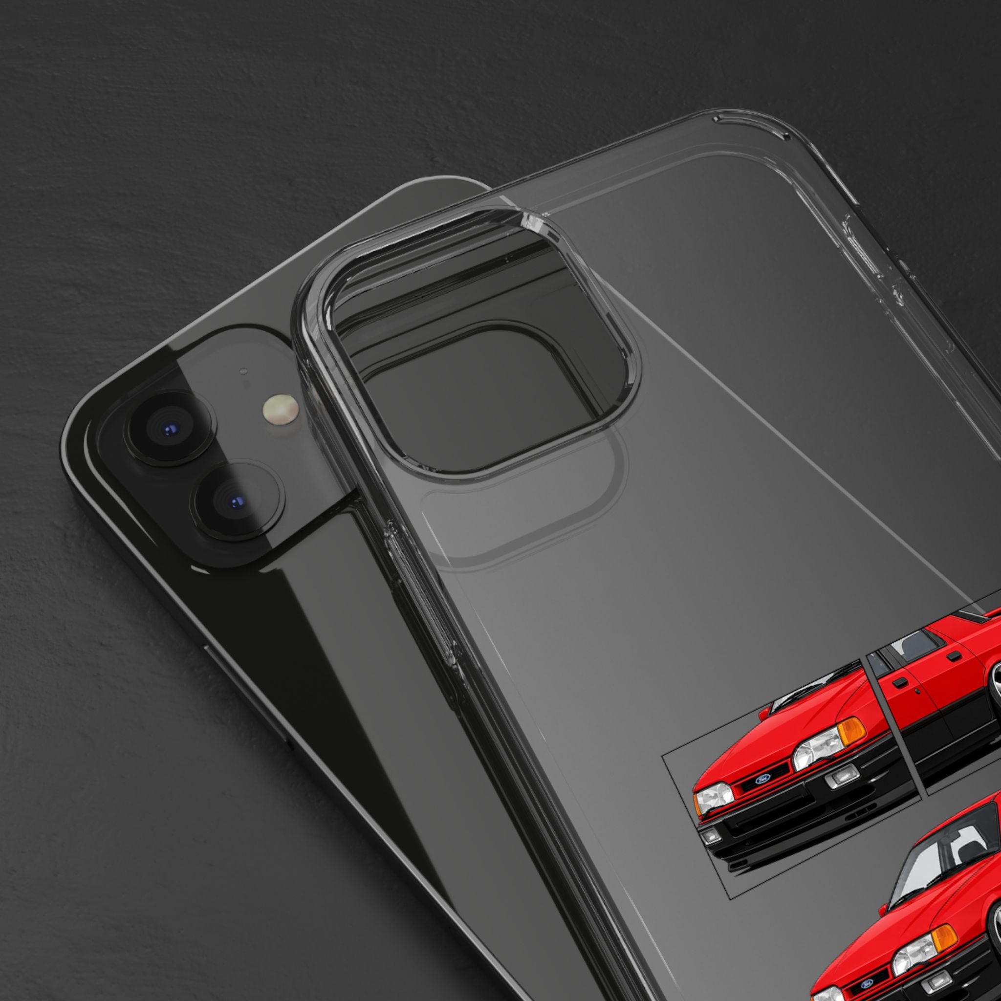 RED OVER BLACK SIERRA SAPPHIRE PHONE CASES