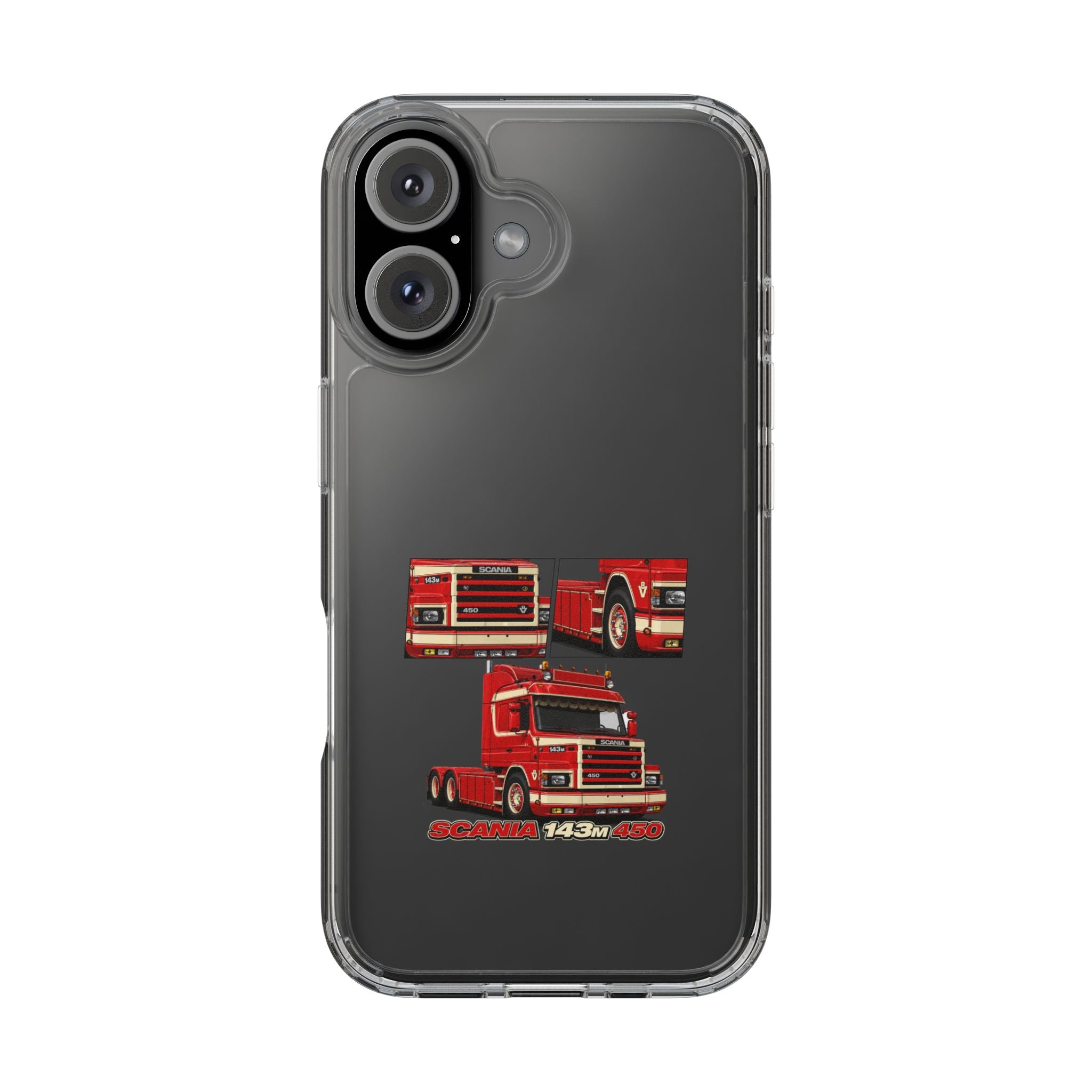 RED SCANIA 450 143M PHONE CASES