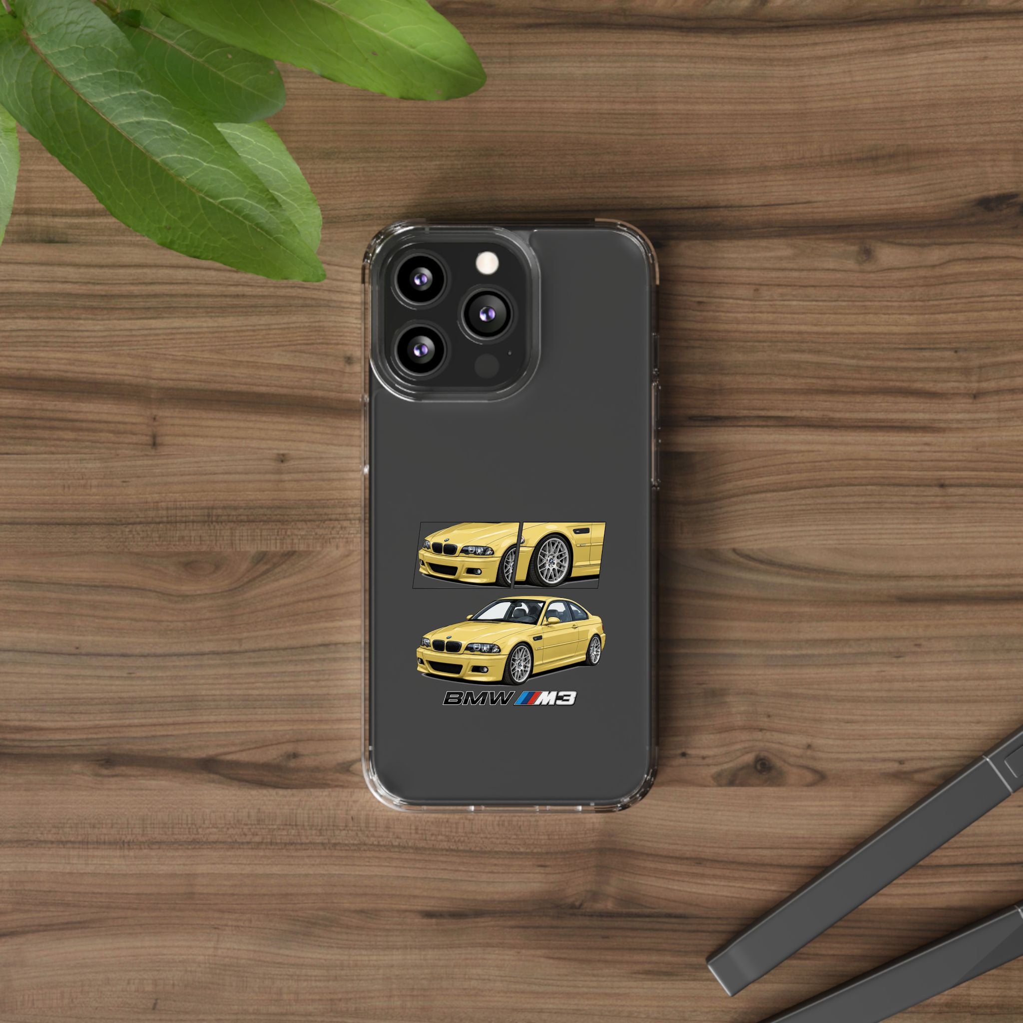YELLOW BMW E46 PHONE CASES