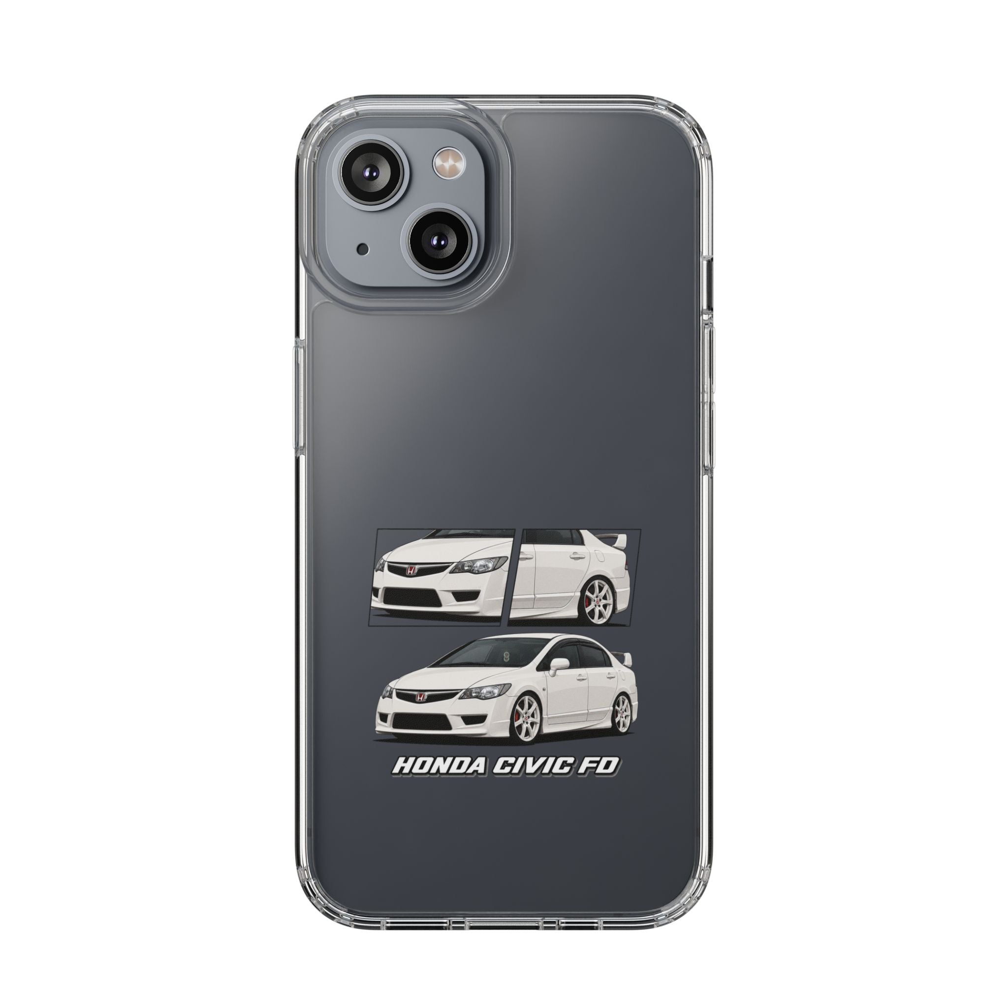 WHITE CIVIC FD PHONE CASES