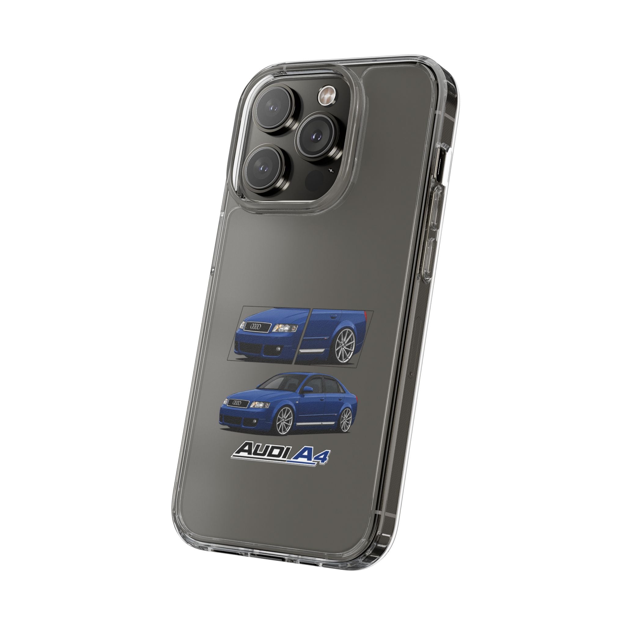 BLUE AUDI A4 B6 PHONE CASES