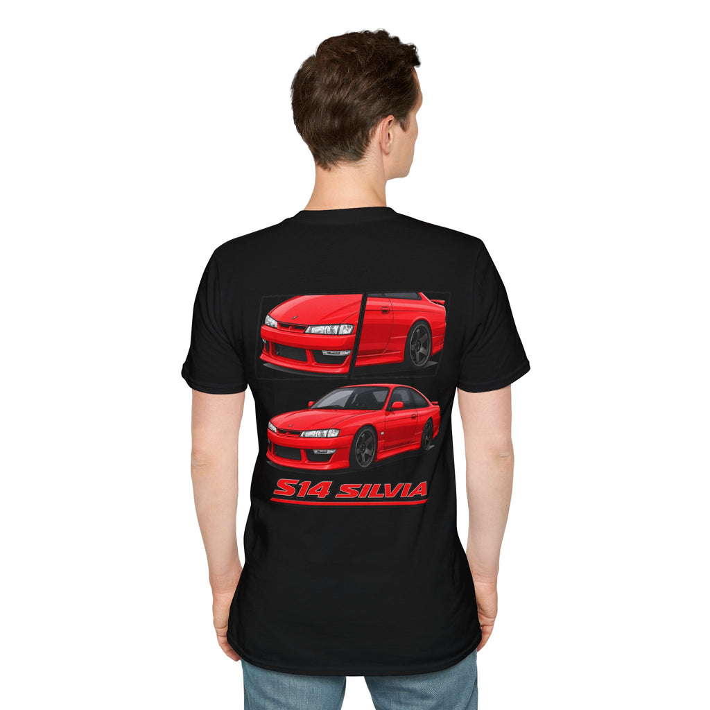 RED NISSAN S14 T-SHIRT