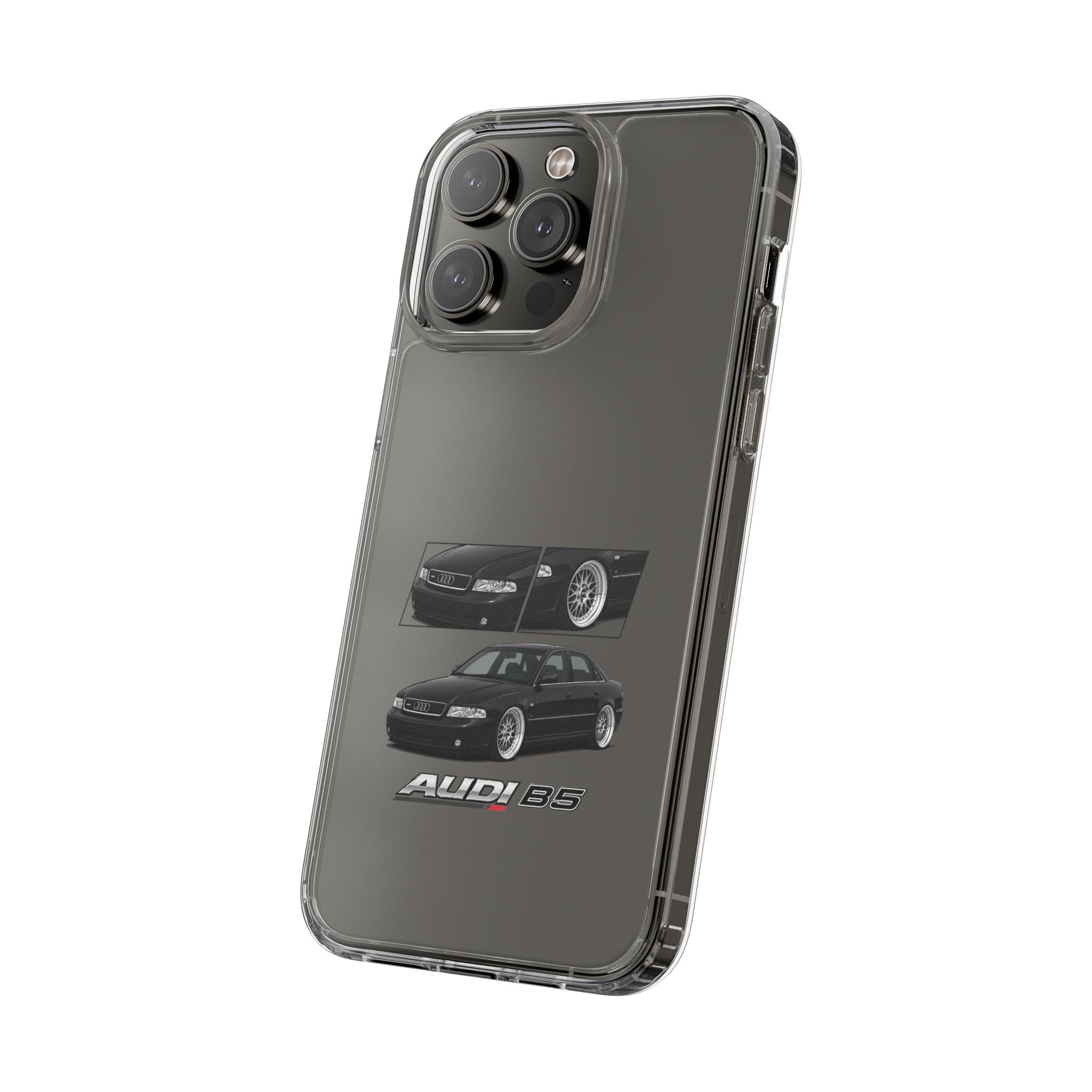 BLACK B5 AUDI A4 PHONE CASES