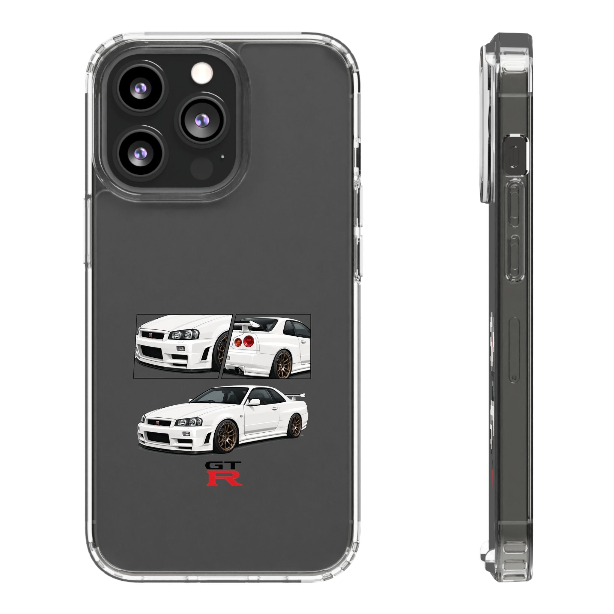 WHITE R34 GTR PHONE CASES