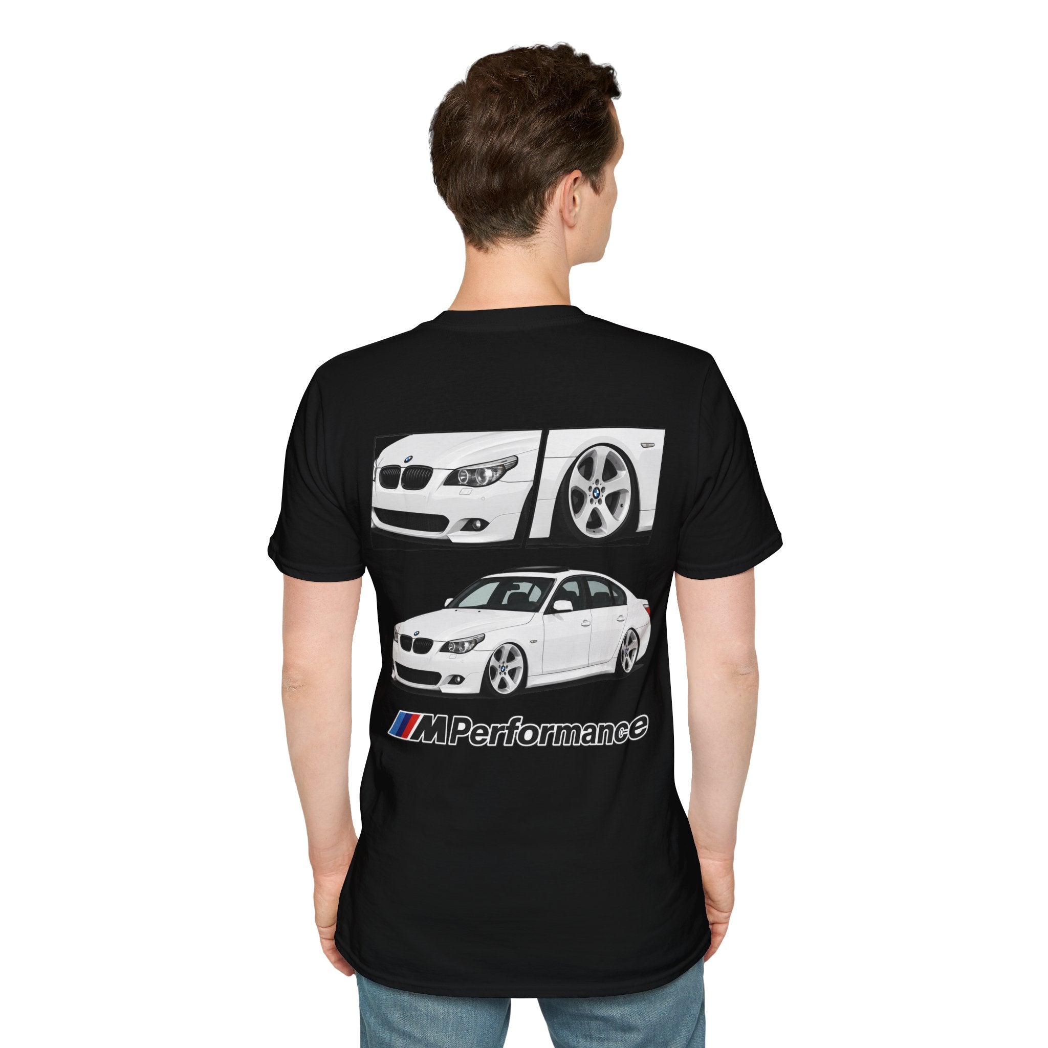 WHITE BMW E60 T-SHIRT