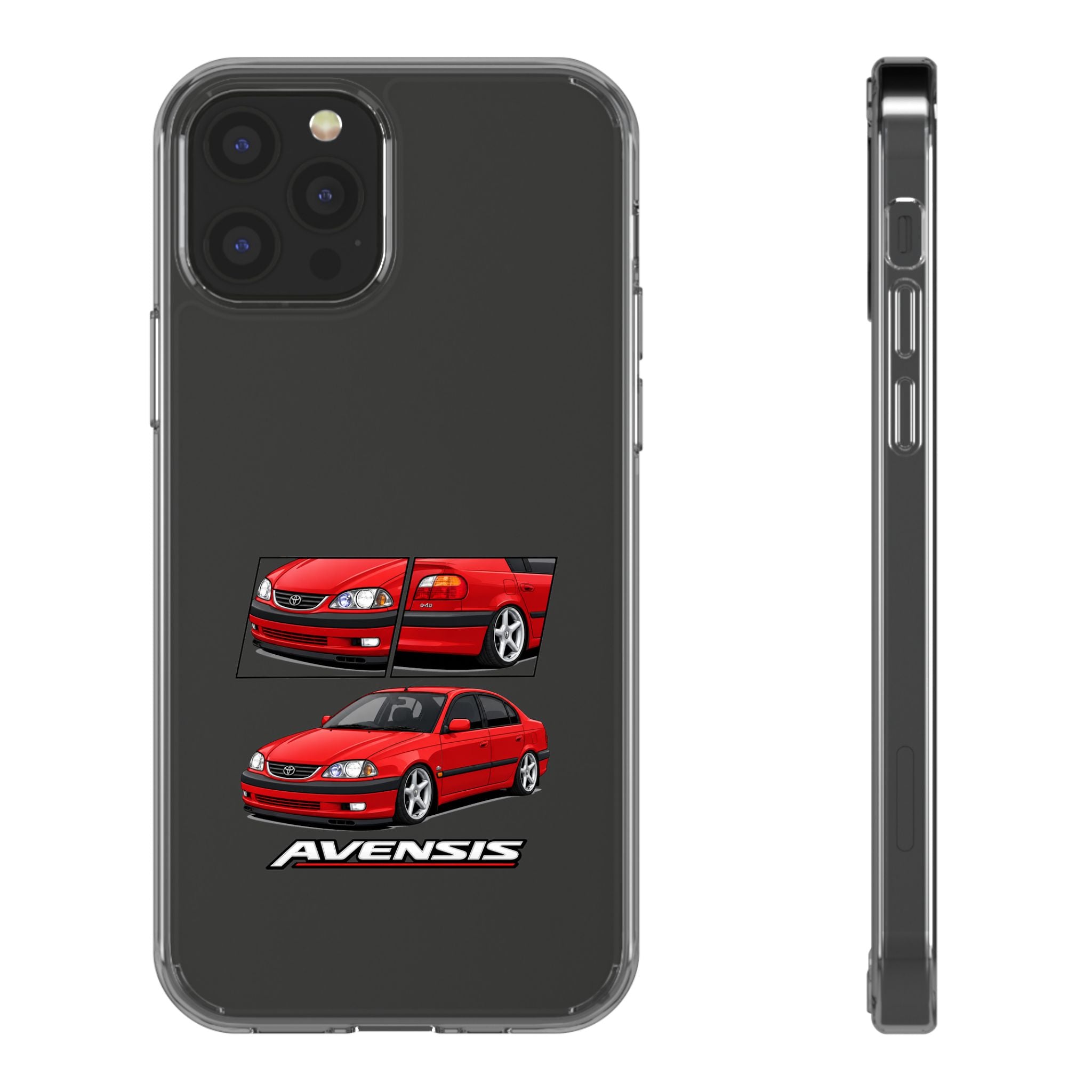 RED TOYOTA AVENSIS PHONE CASES