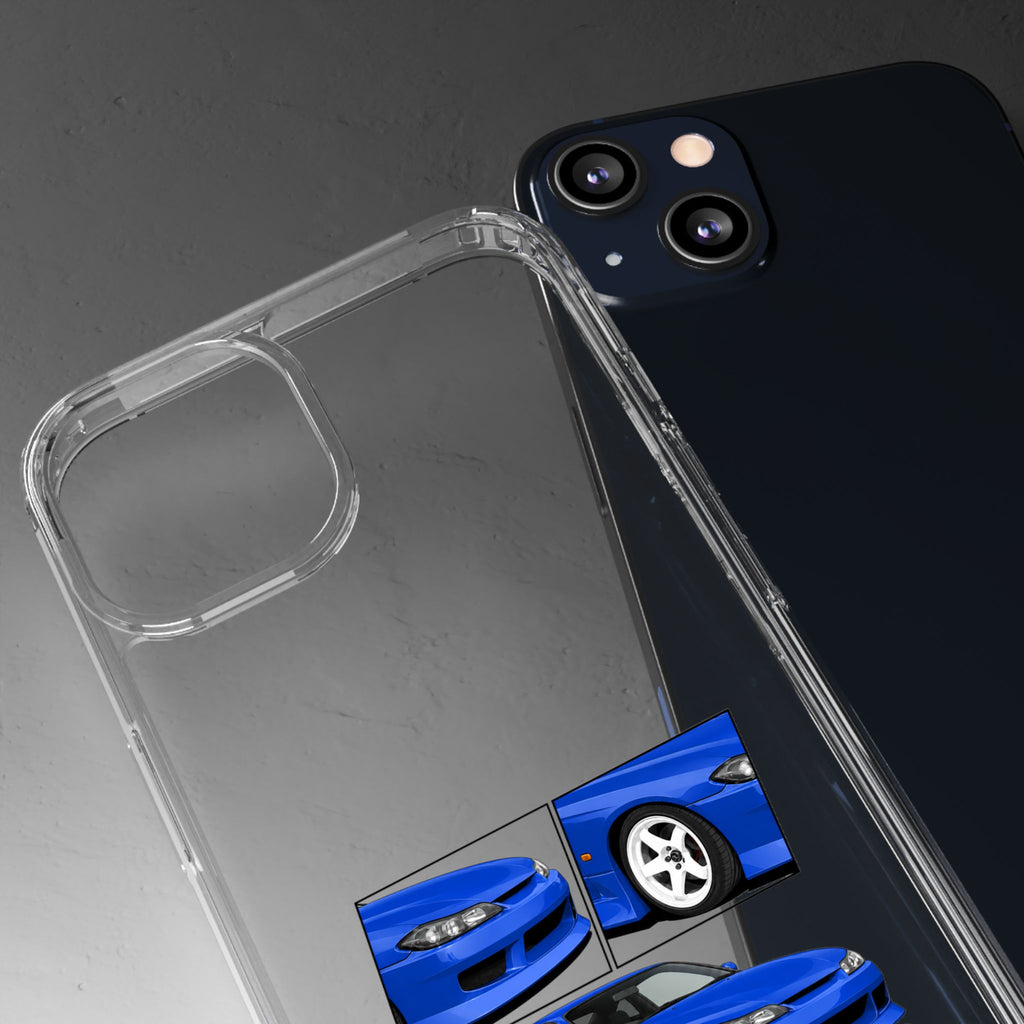 BLUE NISSAN S15 PHONE CASES