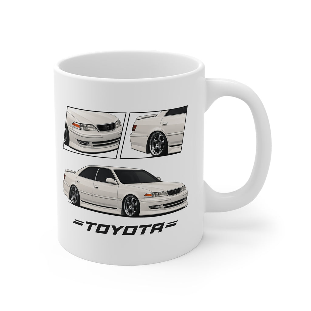 WHITE TOYOTA JZX100 MK2 MUG