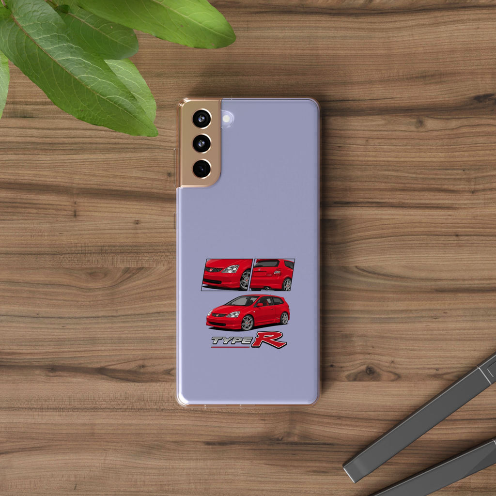 RED CIVIC TYPE R PHONE CASES