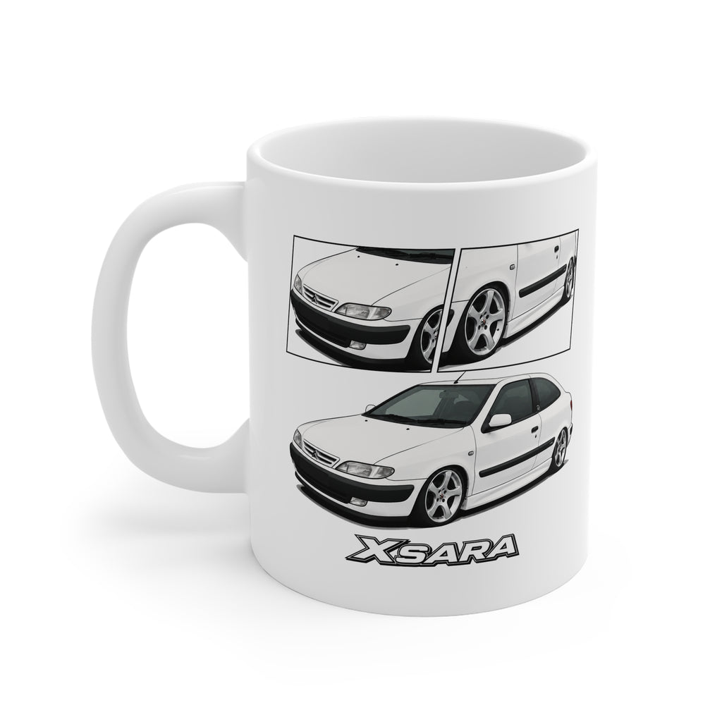 WHITE CITROËN XSARA MUG