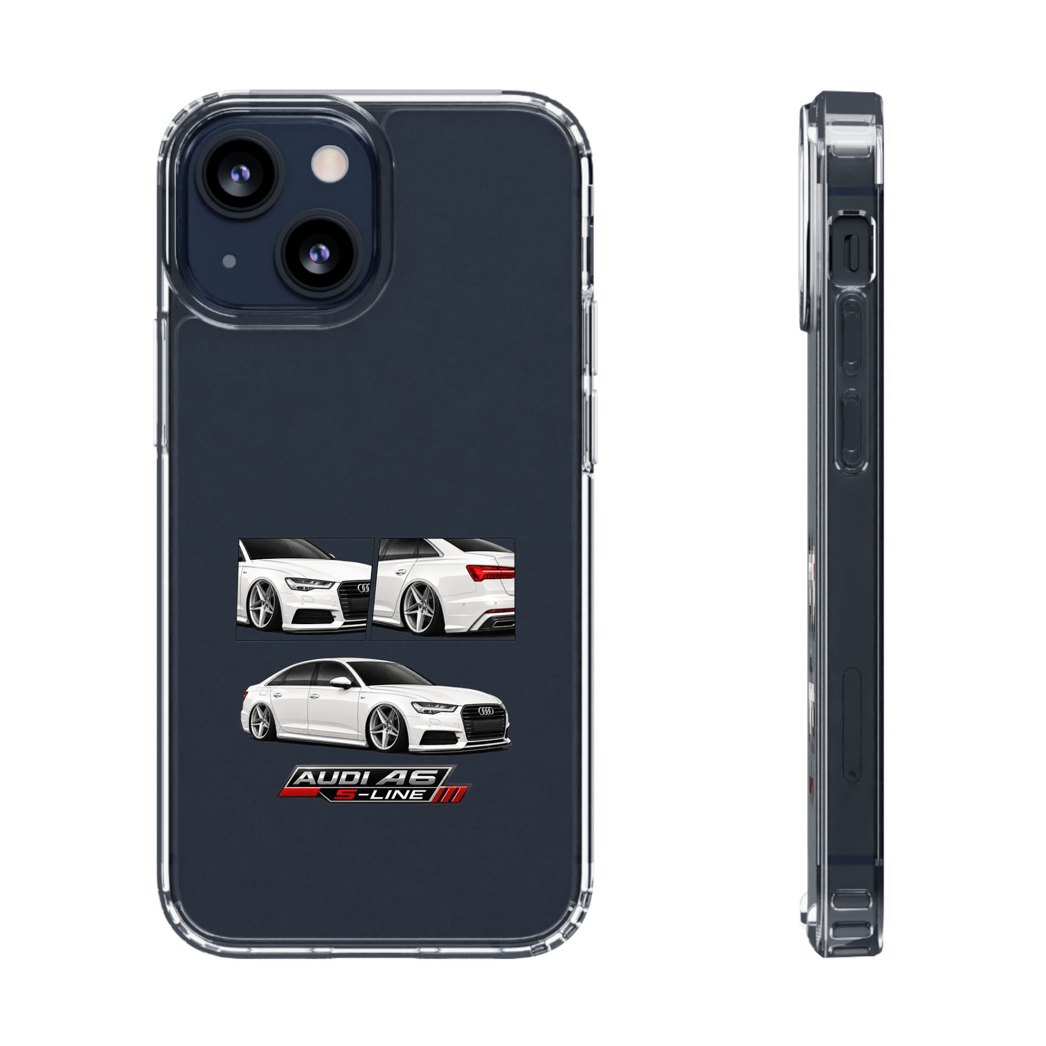 WHITE AUDI A6 PHONE CASES
