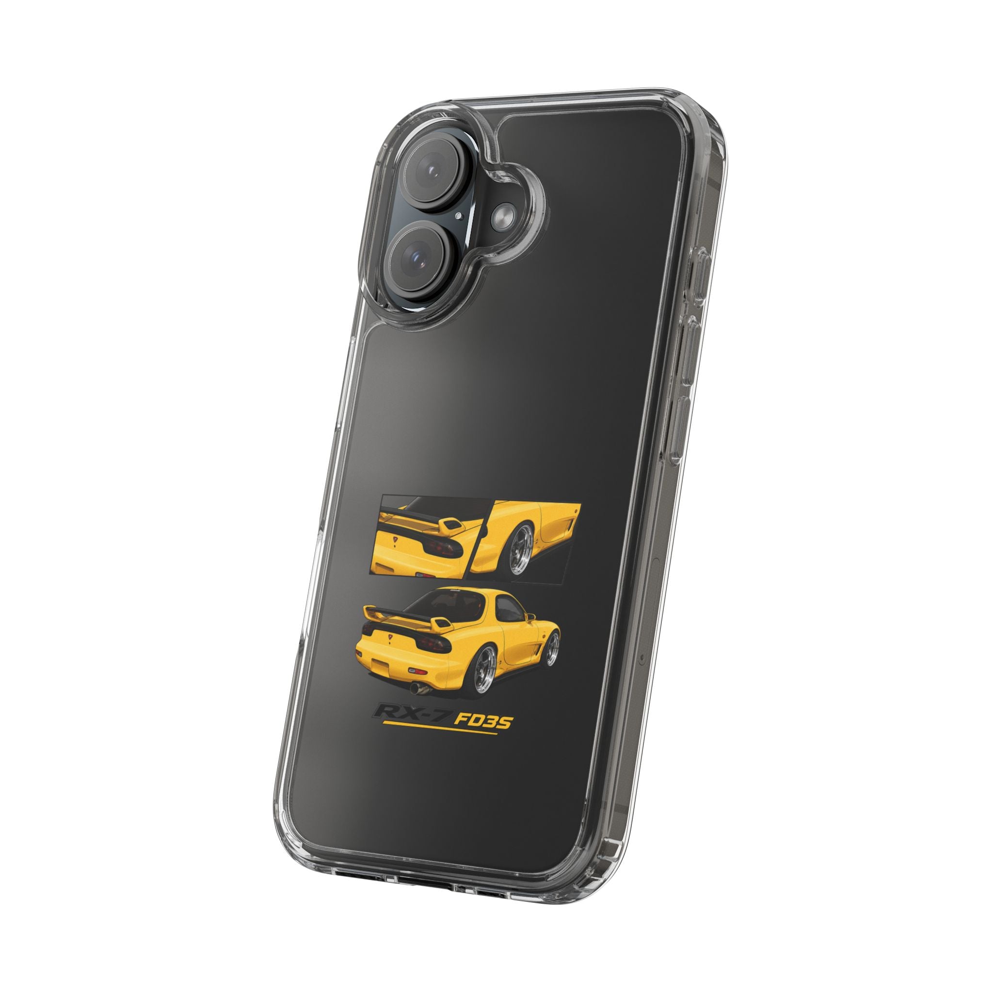YELLOW MAZDA RX7 PHONE CASES