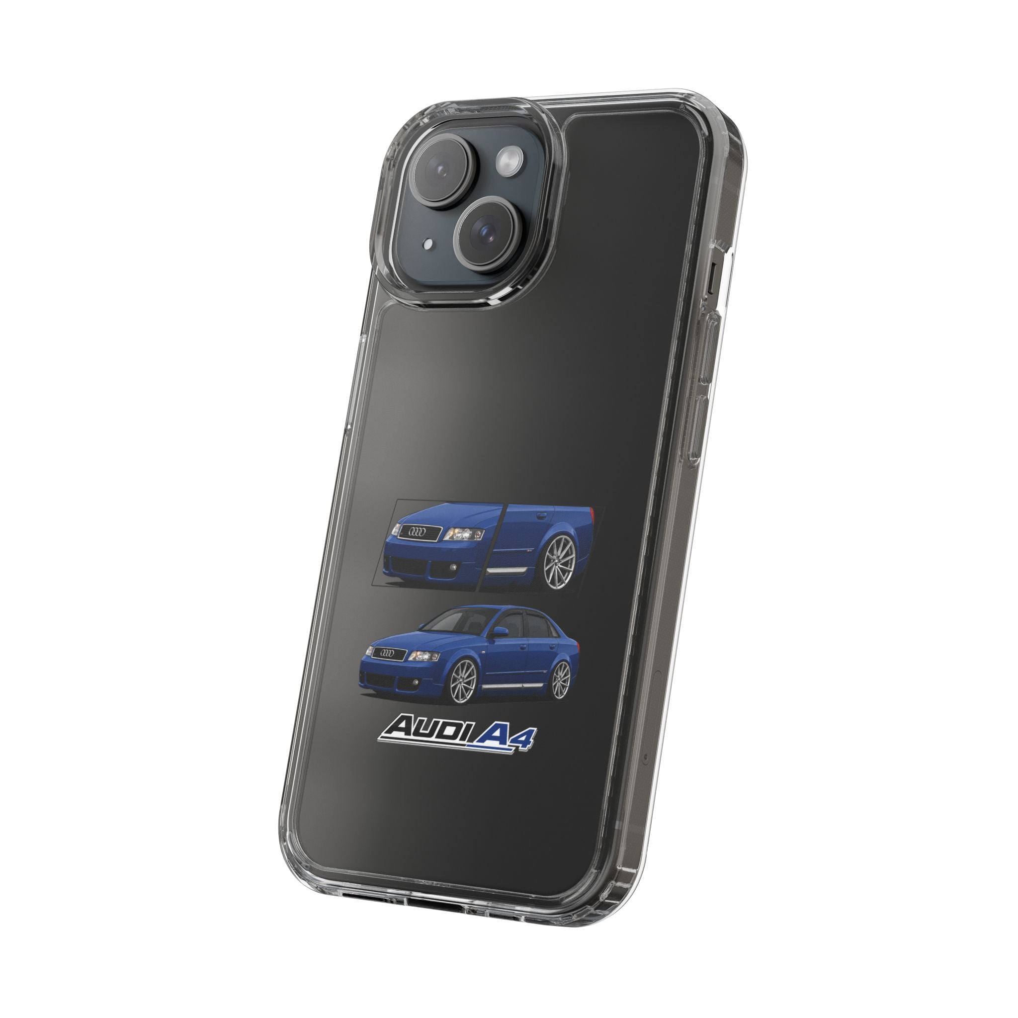 BLUE AUDI A4 B6 PHONE CASES