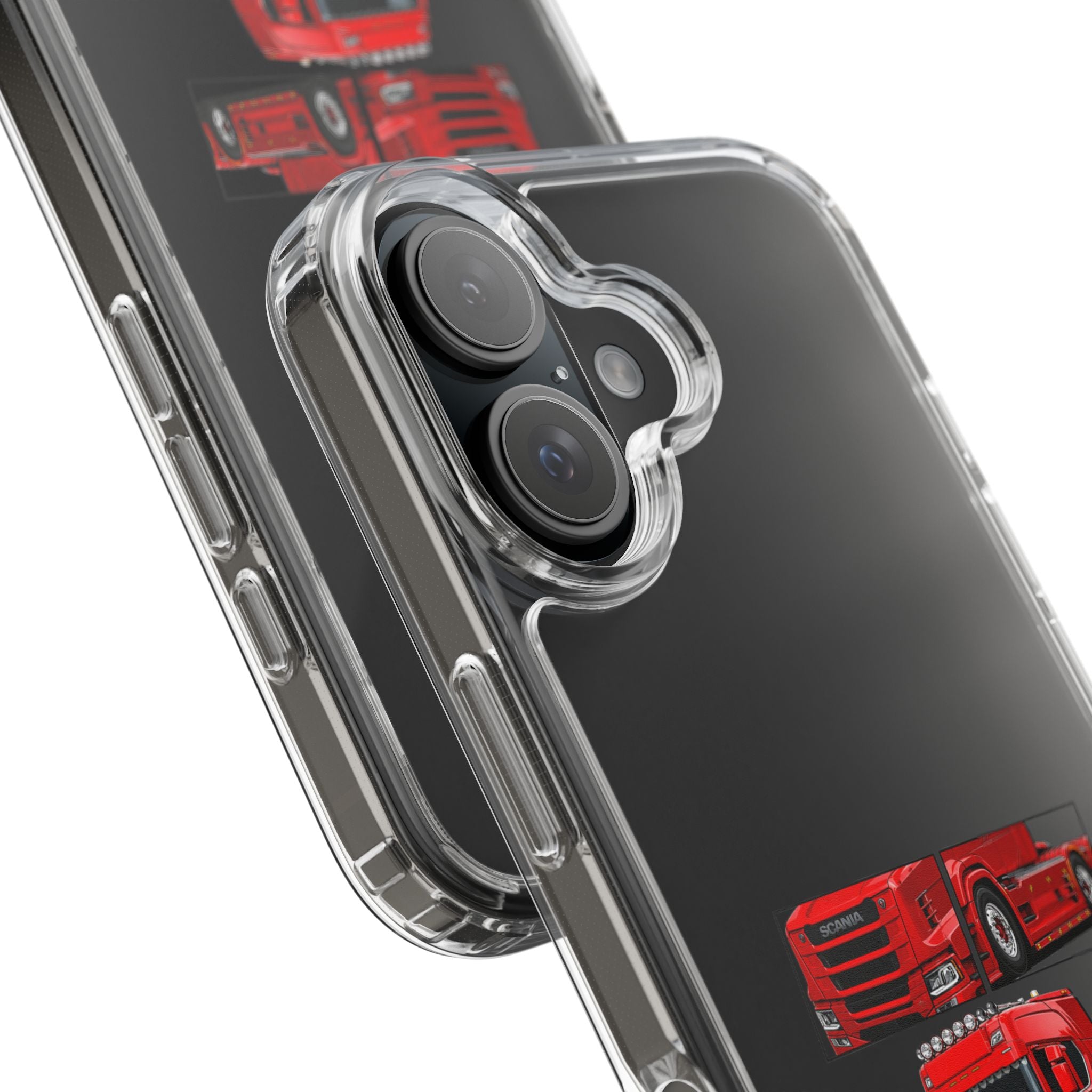 RED SCANIA T-CAB PHONE CASES