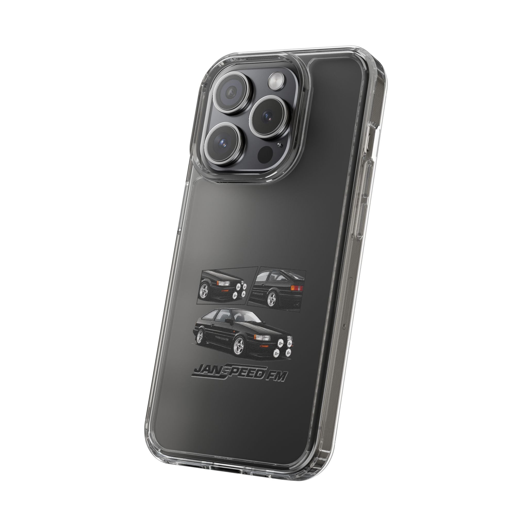 BLACK AE86 TWINCAM PHONE CASES